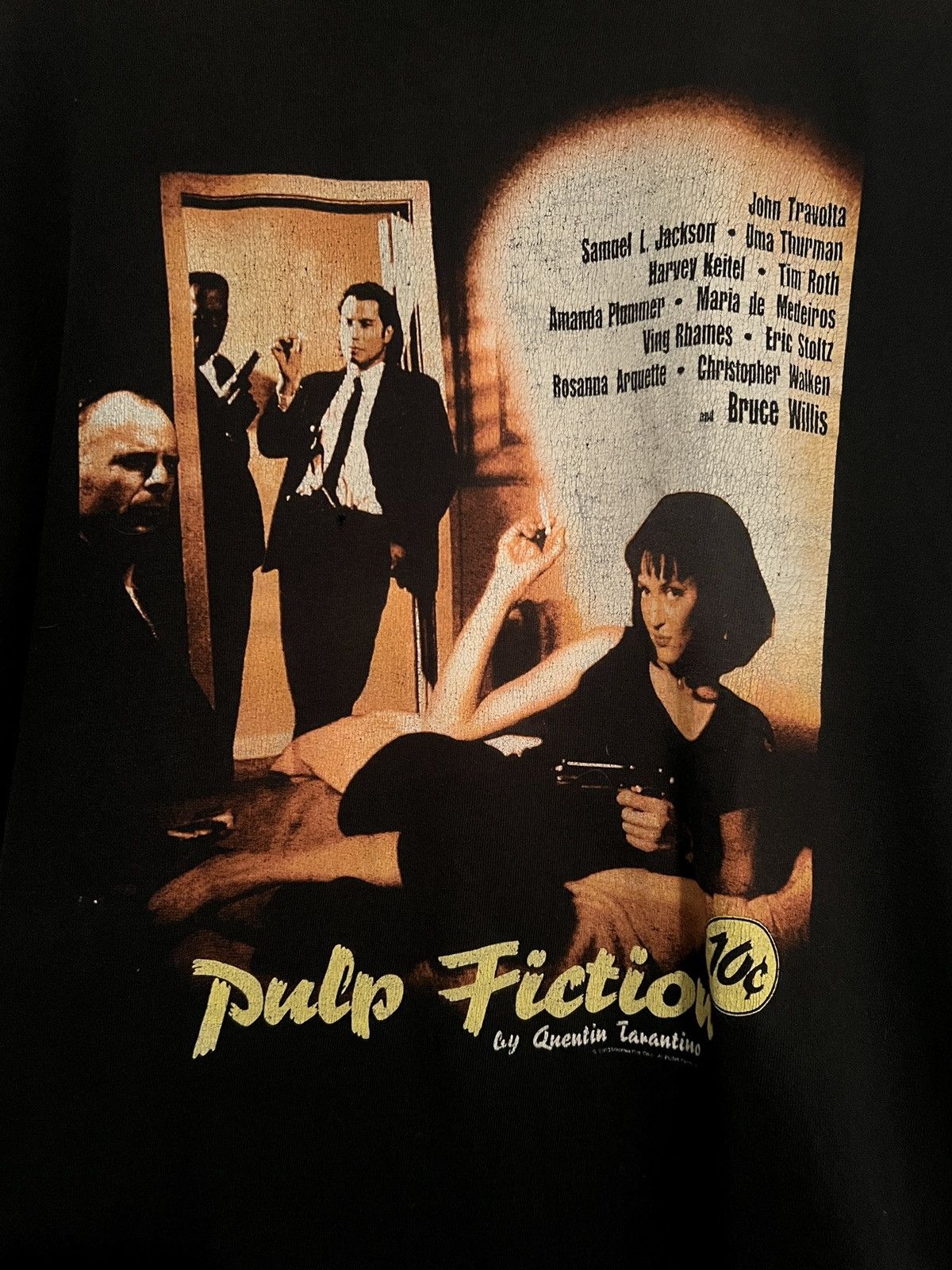 Vintage OG Miramax Pulp Fiction (by Quentin Tarantino) Tee Size US XL / EU 56 / 4 - 6 Thumbnail