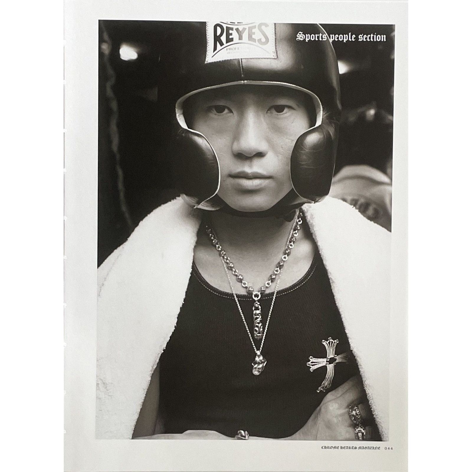 Chrome Hearts Chrome Hearts black/white boxer photo Poster framed 9x11 Size ONE SIZE - 2 Thumbnail