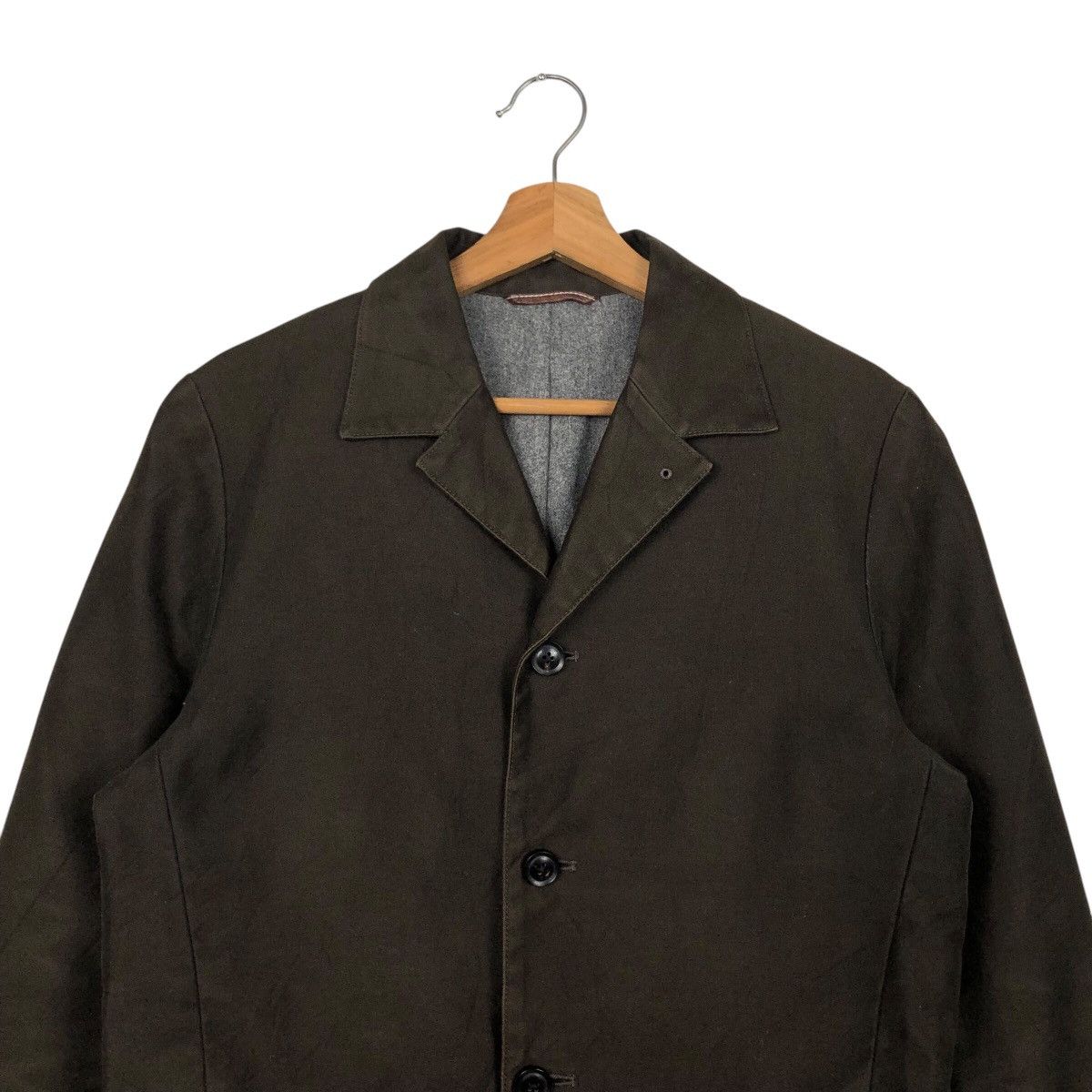45rpm 📌Vintage Chore Worker Jacket Blue Work Japan Size US M / EU 48-50 / 2 - 4 Thumbnail