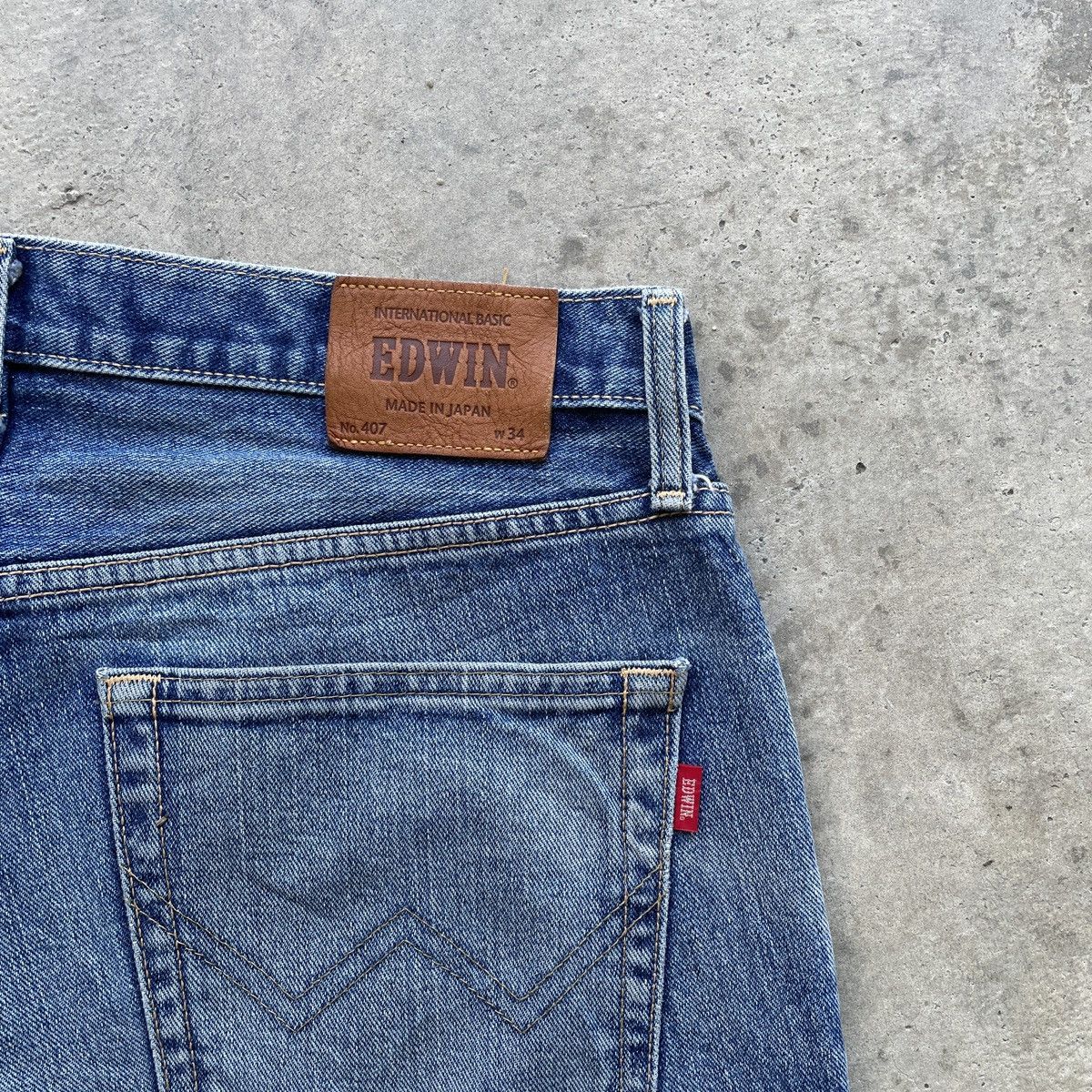 Edwin Vintage Edwin Japan Loose Fit Tapered Leg Jeans Pants Denim Size US 34 / EU 50 - 8 Thumbnail