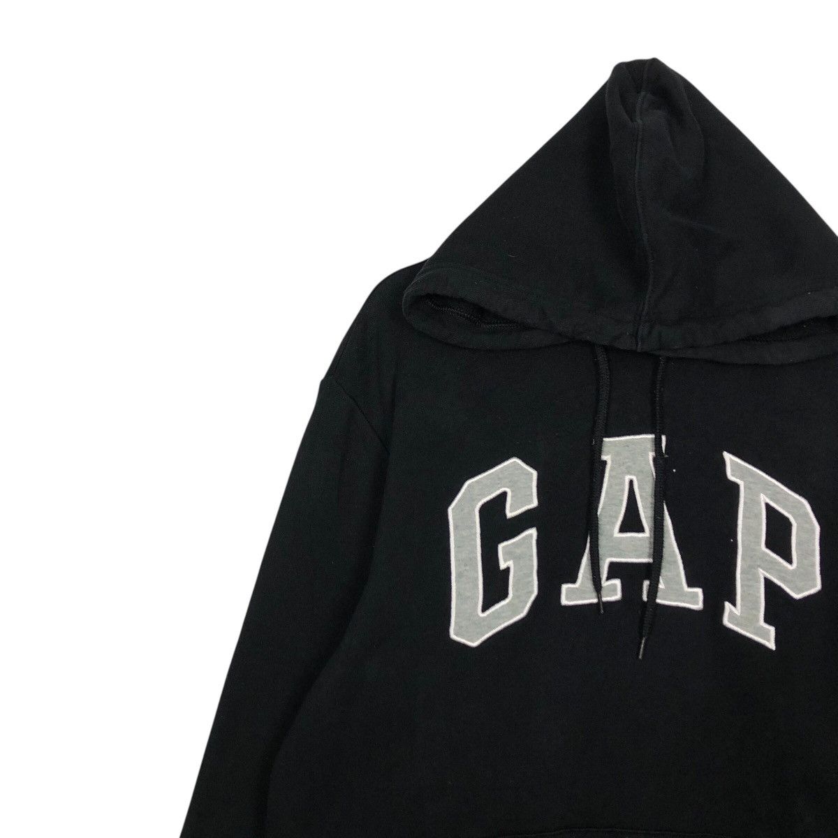 📌Vintage Hoodie Pull Over Anorak Gap Big Logo Embroidery