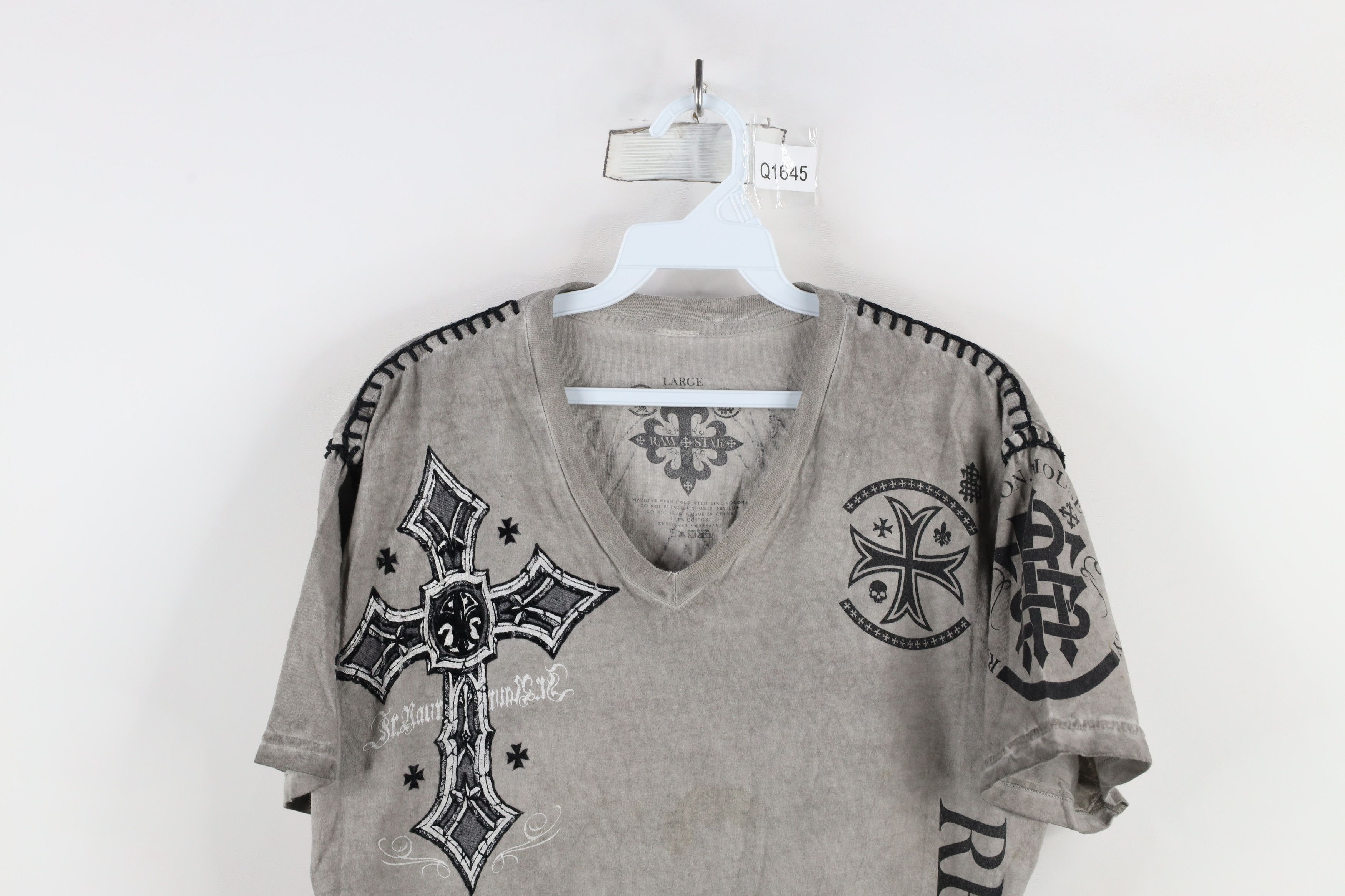 Vintage Vintage Y2K Streetwear Cross MMA UFC Fighting T-Shirt Gray Size US L / EU 52-54 / 3 - 2 Thumbnail