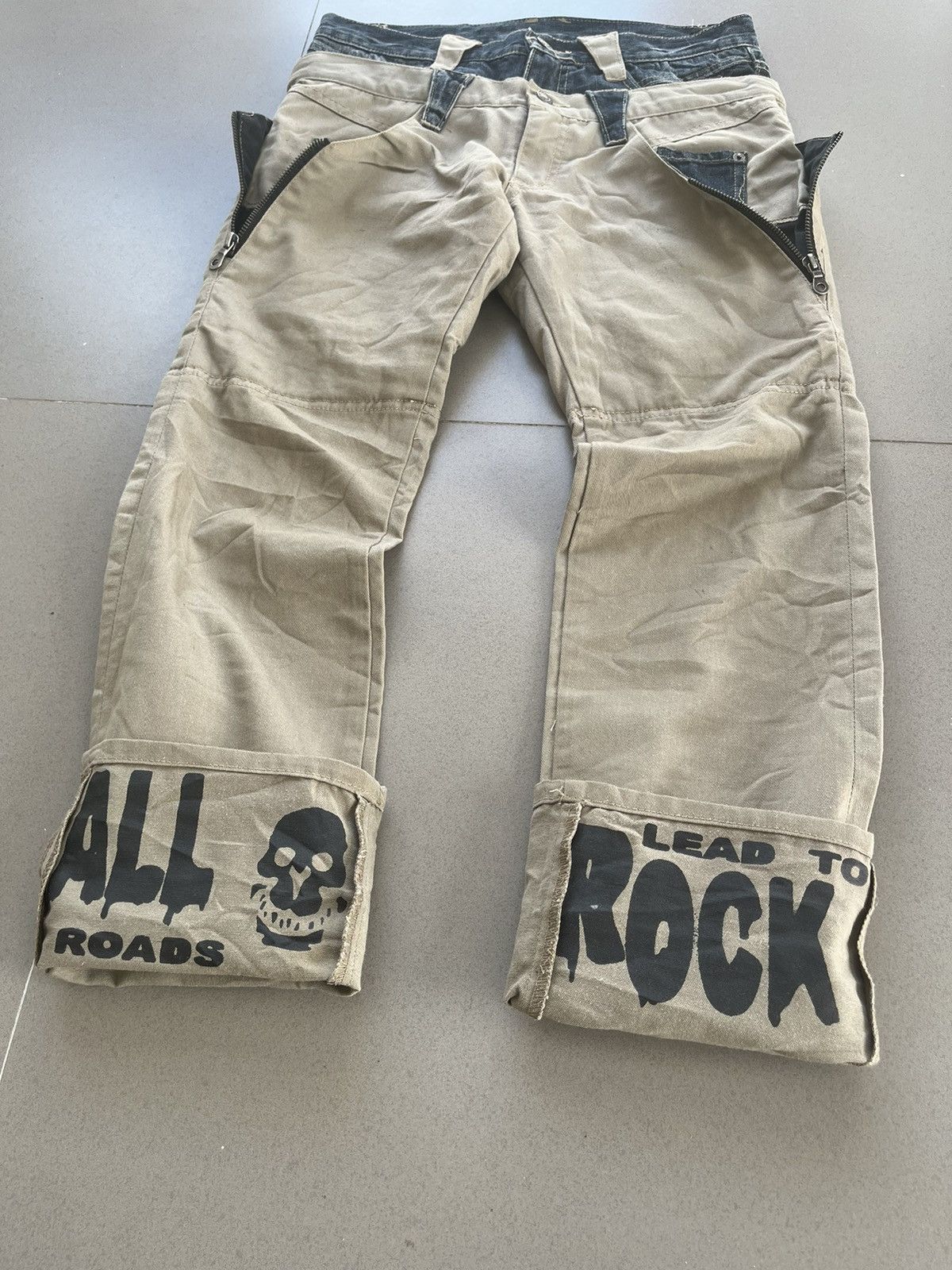 PPFM PPFM DOUBLE LAYER HYBRID DENIM SEDITIONARIES JAPANESE PUNK Size US 29 - 7 Thumbnail