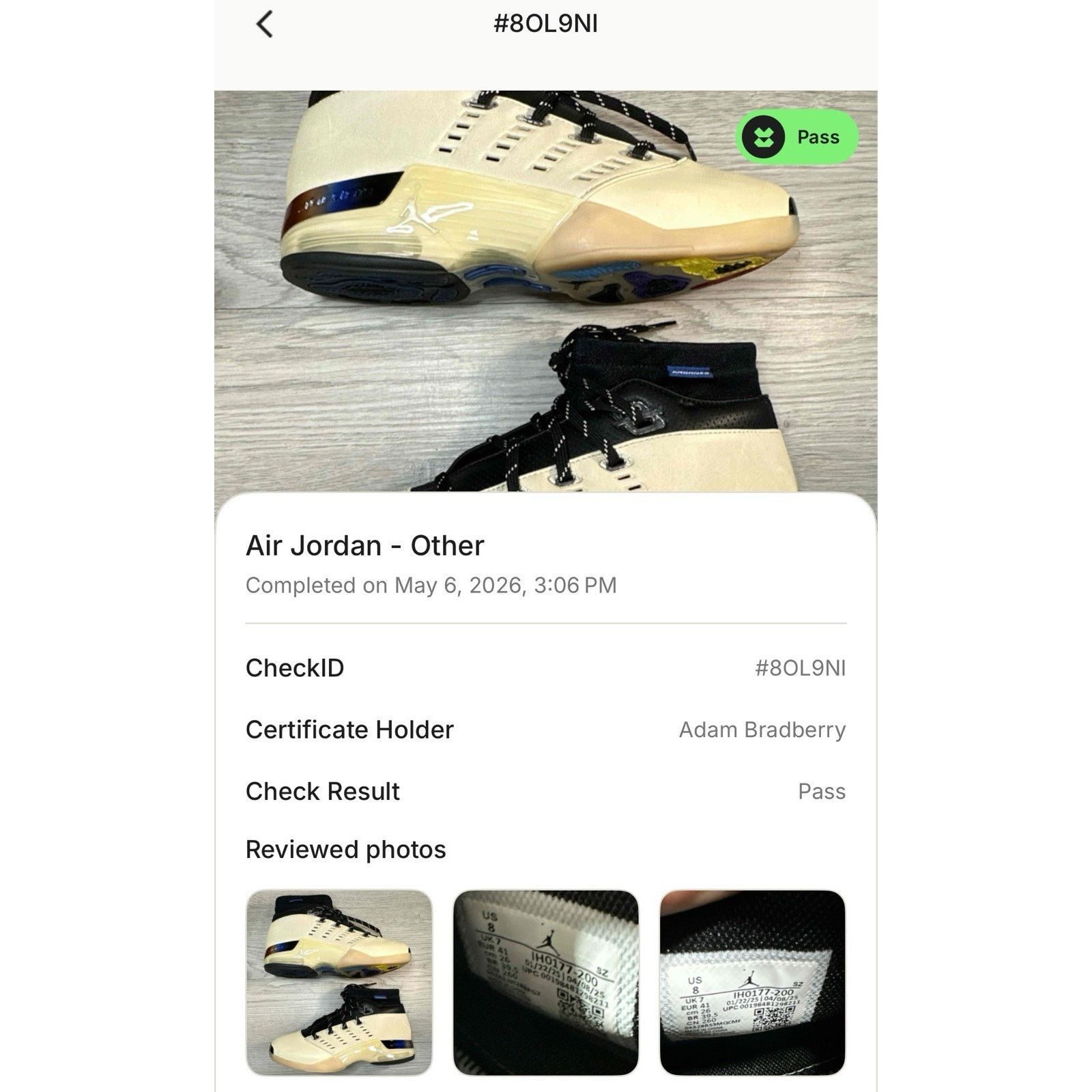 Infinite Archives × Jordan Brand Infinite Archives x Air Jordan 17 Retro Low Beach - Size 8 Size US 8 / EU 41 - 10 Thumbnail