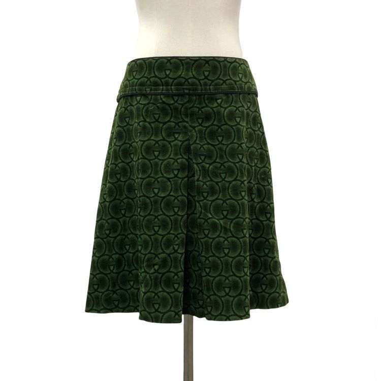 Gucci Gucci GG Logo Mini Skirt Size 42 Size 28" / US 6 / IT 42 - 1 Thumbnail