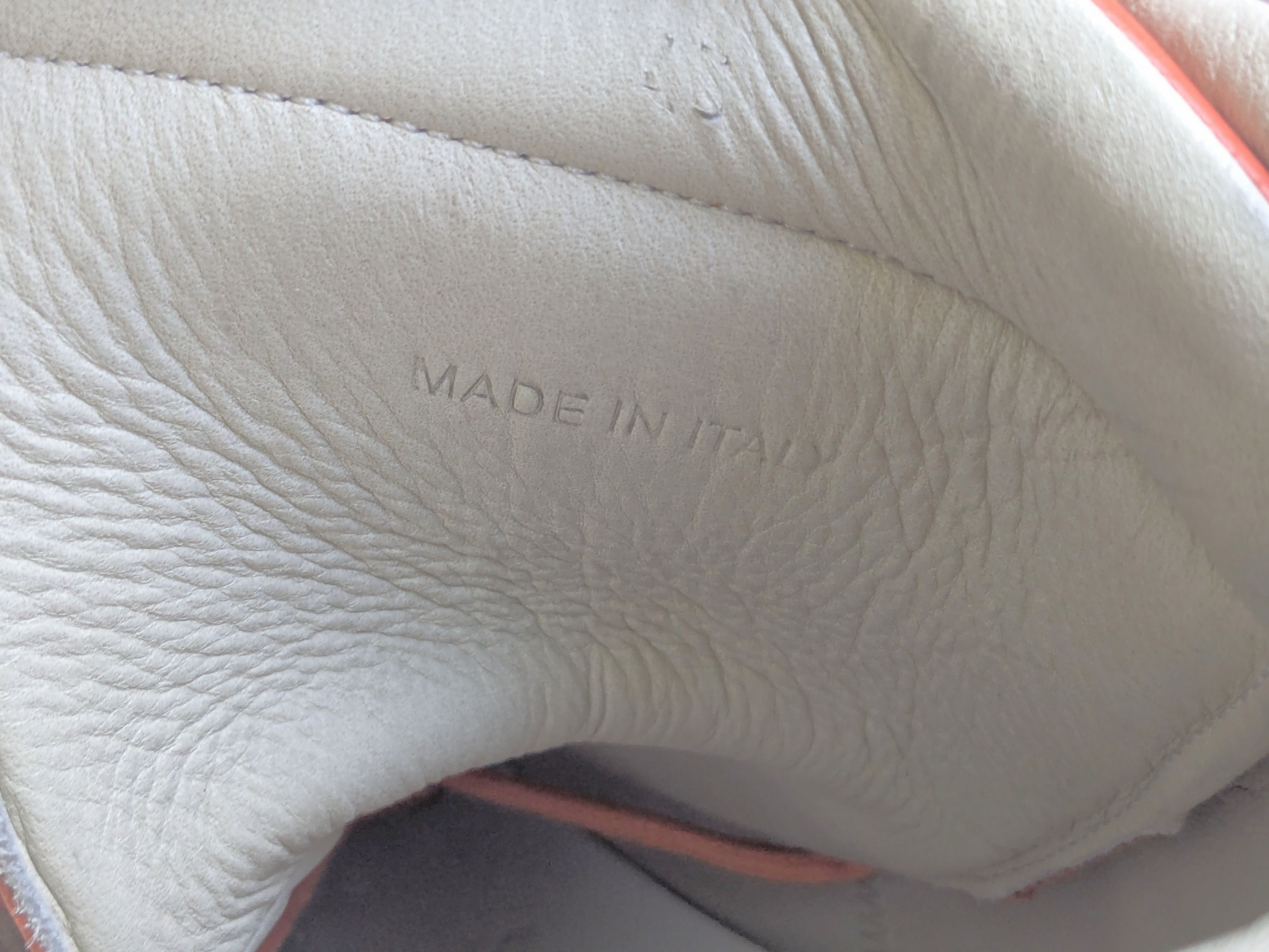 Maison Margiela Maison Margiela Future Orange Leather 10 43 Italy High Tops Size US 10 / EU 43 - 10 Thumbnail