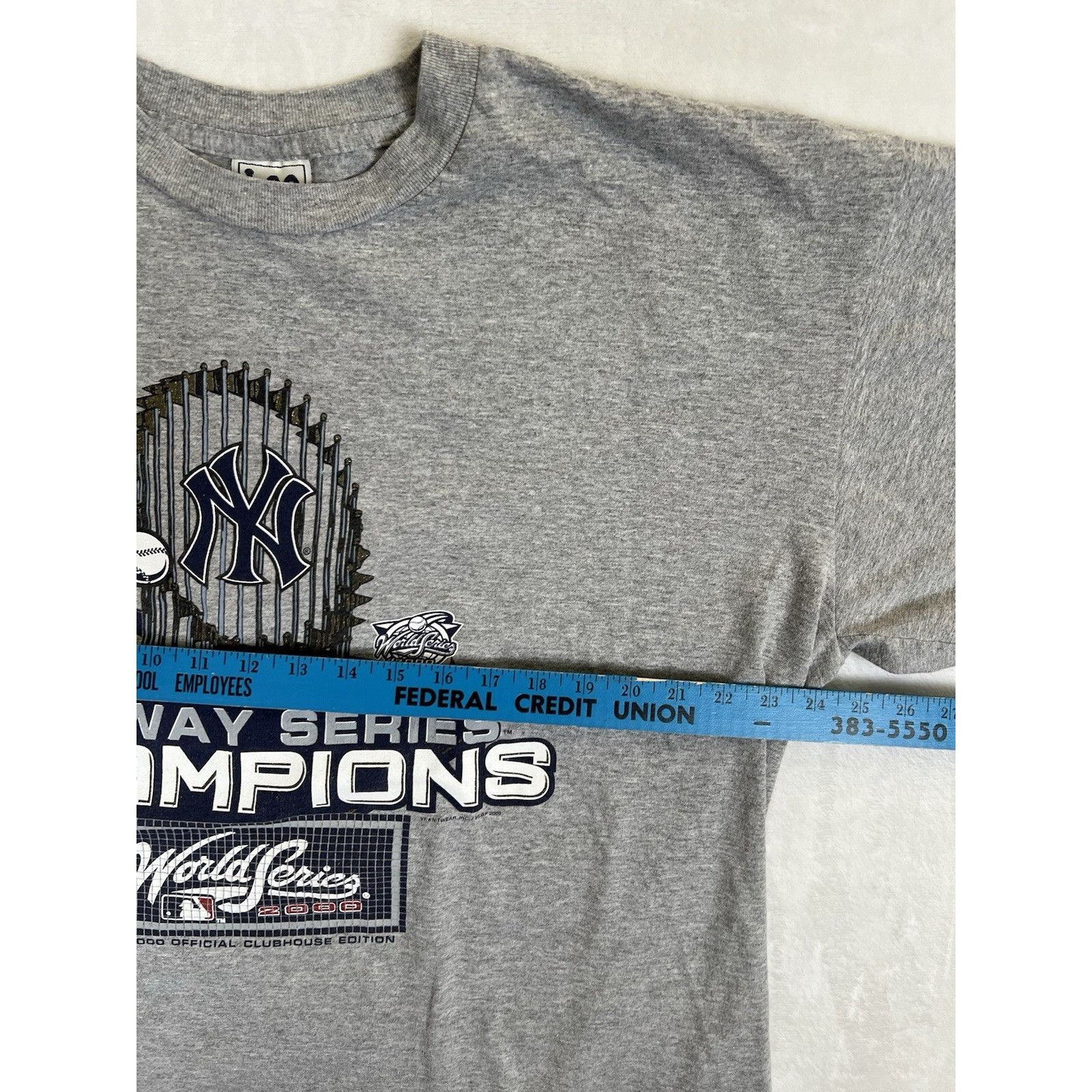 Lee Vintage New York Yankees 2000 Subway Series World Series Cha Size US XXL / EU 58 / 5 - 2 Thumbnail