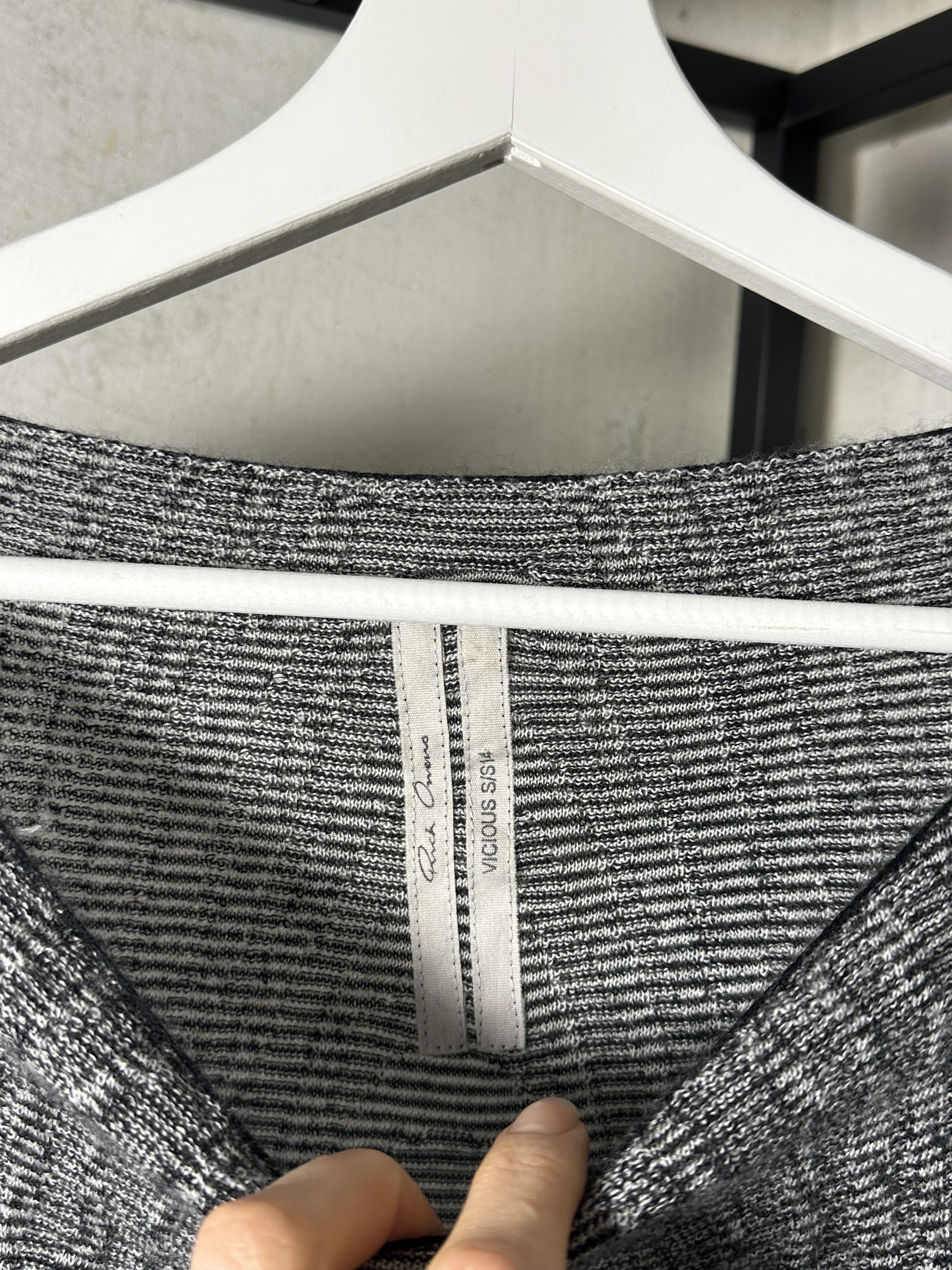 Rick Owens Rick Owens Viscious Knit Cashmere Longsleeve Top Size US S / EU 44-46 / 1 - 6 Thumbnail