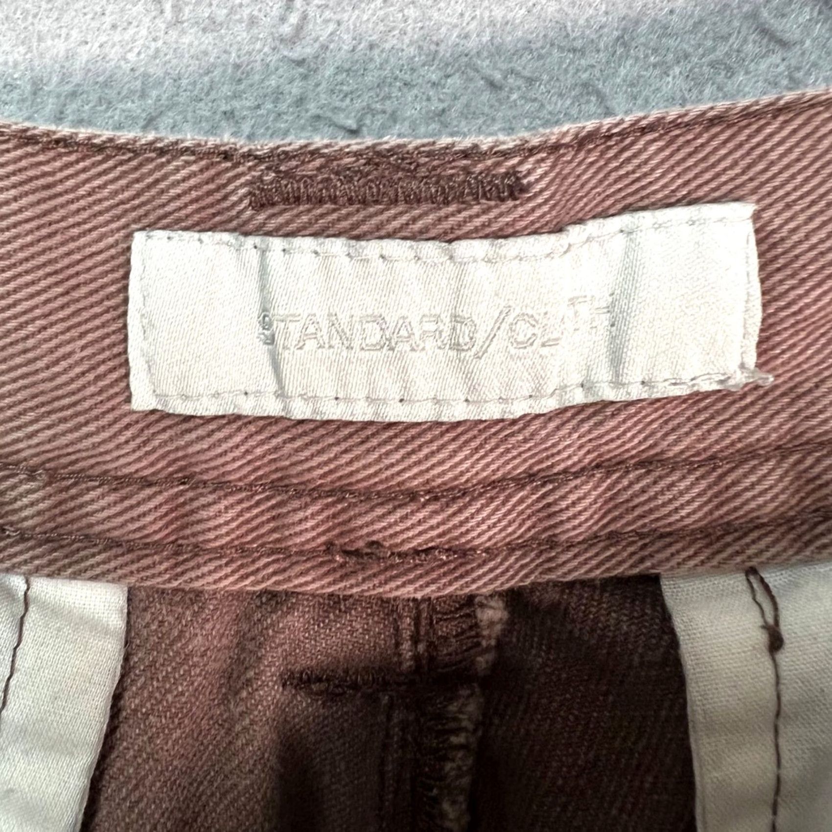 CLOT Standard Cloth Mens Pants Cargo Brown Size L Inseam 29in Ankle Zip Pockets Tapered Flat Front Cotton Cotton Cargo Pants Mens Brown 29in Inseam XS? Size US 33 - 3 Thumbnail