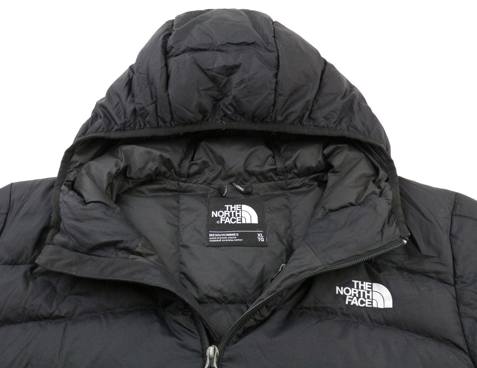 The North Face LA PAZ HOODED XL 600 Down Black Lined Zip Jacket 79686 Size US XL / EU 56 / 4 - 5 Thumbnail