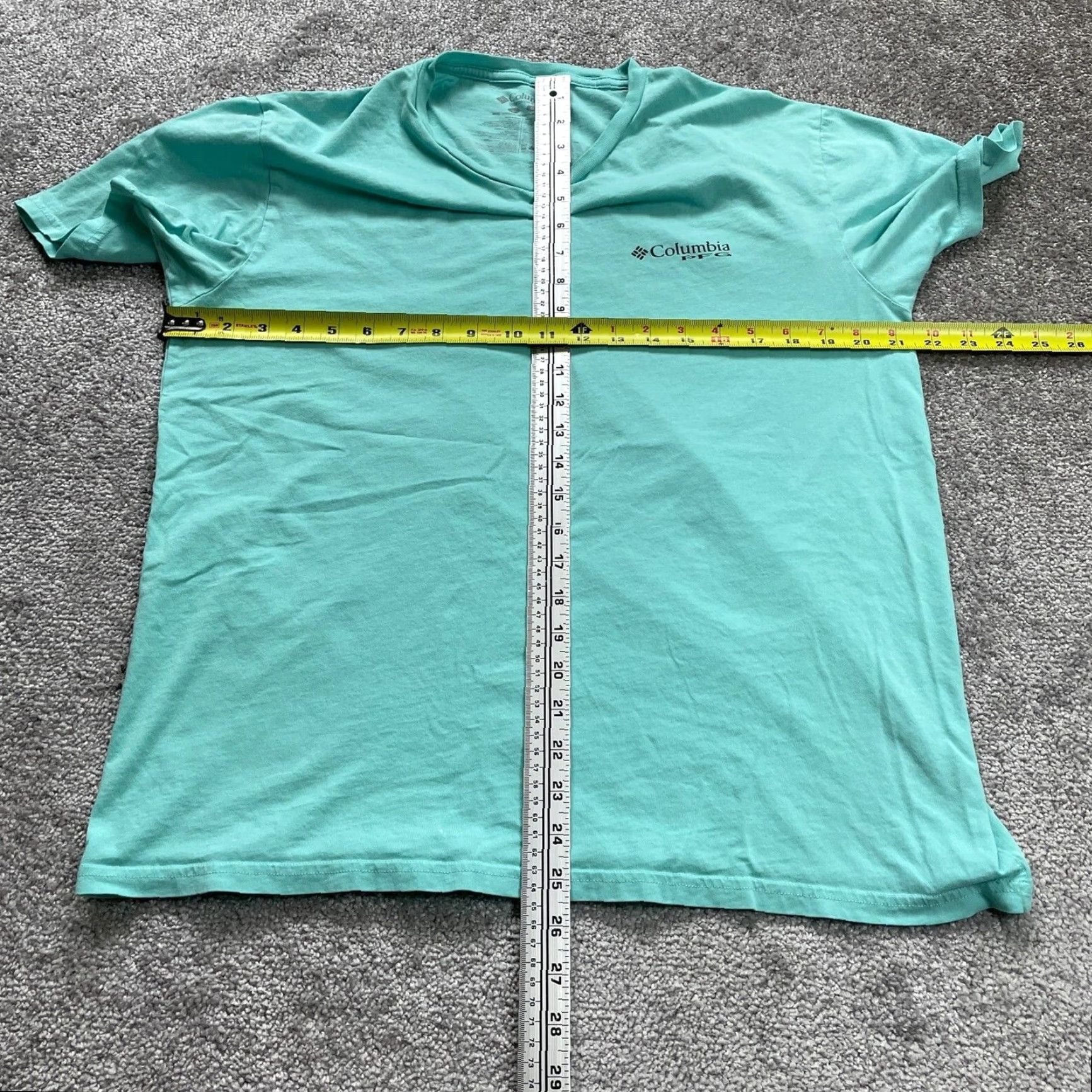 Vintage Columbia PFG Graphic T-Shirt Mens Large Green Crew Neck Short Sleeve Cotton Fish Outdoor Mens Size US L / EU 52-54 / 3 - 6 Thumbnail