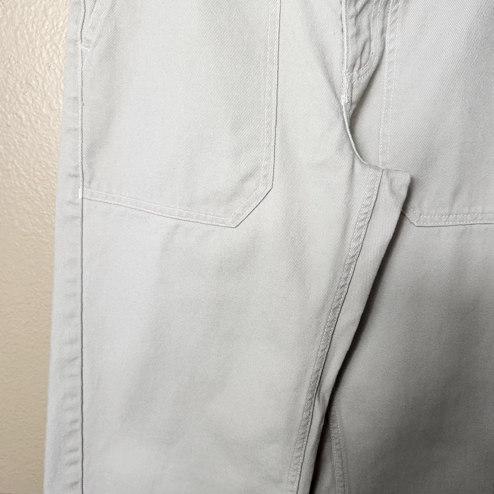 Urban Outfitters Urban Outfitters BDG Womens Beige/Gray High Rise Wide Leg Jeans Size 27 Size 27" / US 4 / IT 40 - 4 Thumbnail