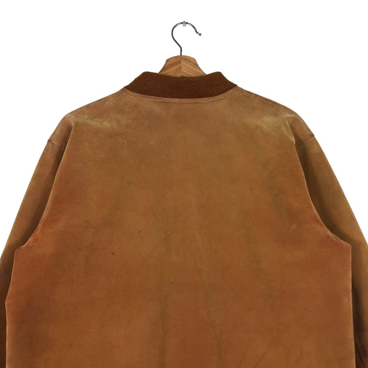 Japanese Brand 🔥Vintage Hi Suede Zipper Bomber Jacket Inspire Issey Miyake Size US L / EU 52-54 / 3 - 9 Thumbnail