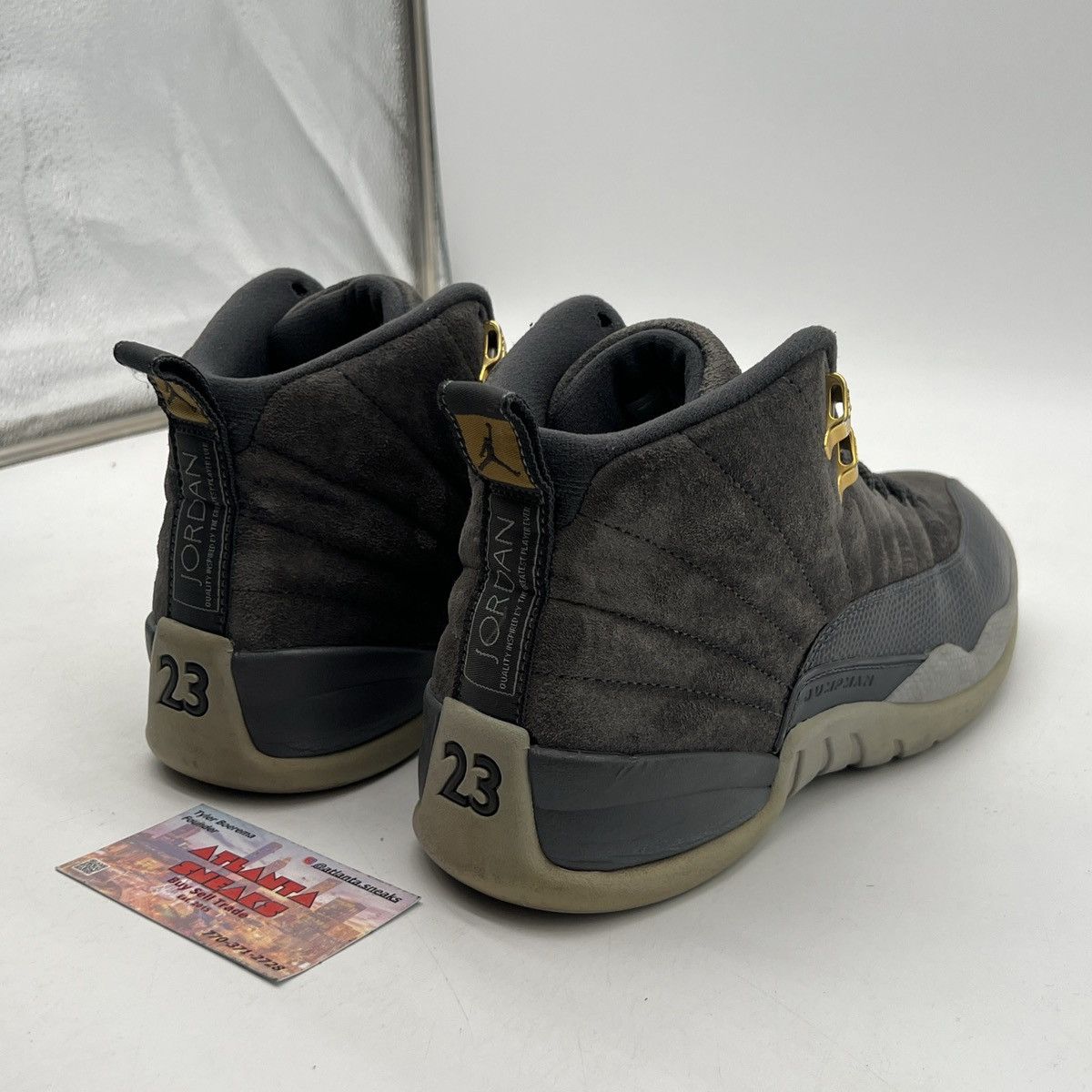 Jordan Brand Air Jordan 12 dark grey Size US 8 / EU 41 - 5 Thumbnail