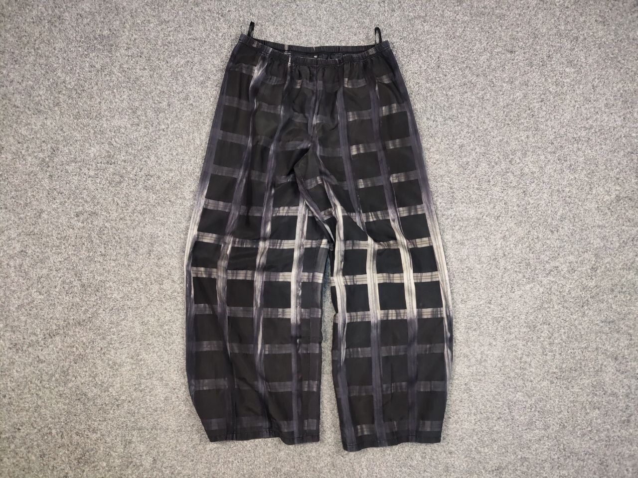 Other Eva Kyburz Design Wide Led Light Black Pattern Pants Size 32" / US 10 / IT 46 - 10 Thumbnail