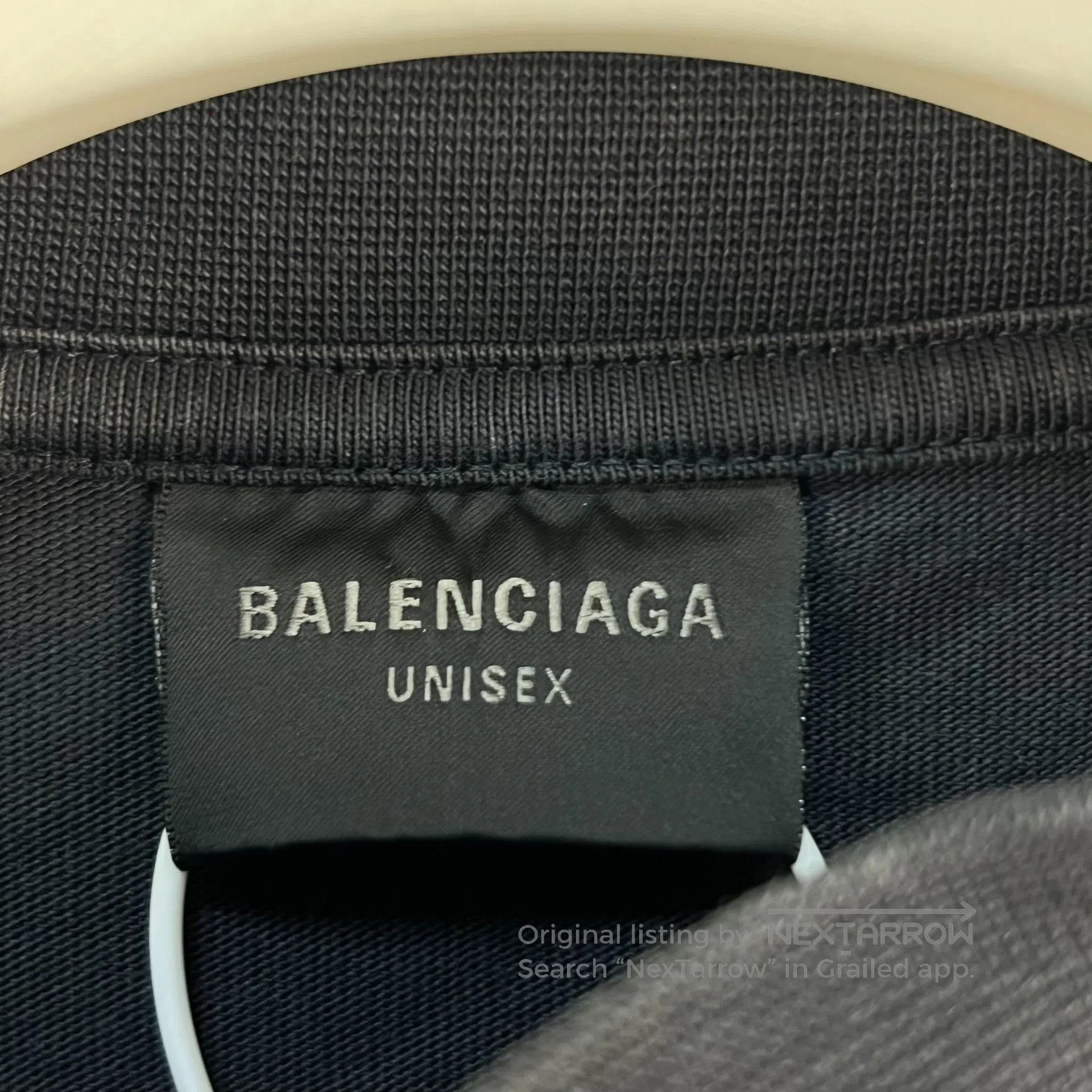 Balenciaga Balenciaga Washed Flame Letter Print Tee. Size US M / EU 48-50 / 2 - 4 Thumbnail