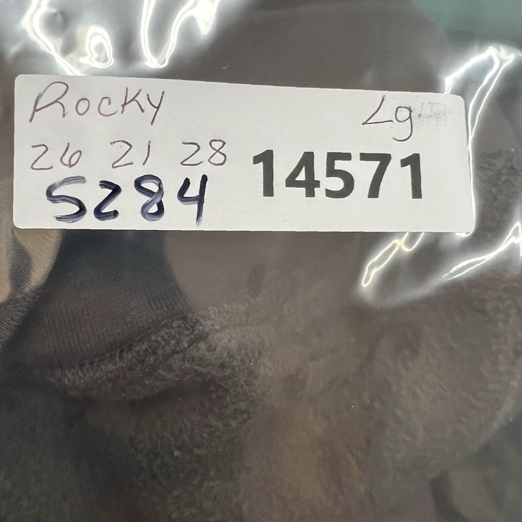 Vintage ROCKY Hooded Sweatshirt Mens L Coco Brown Heavy Weight Sweatshirt Size US L / EU 52-54 / 3 - 8 Thumbnail