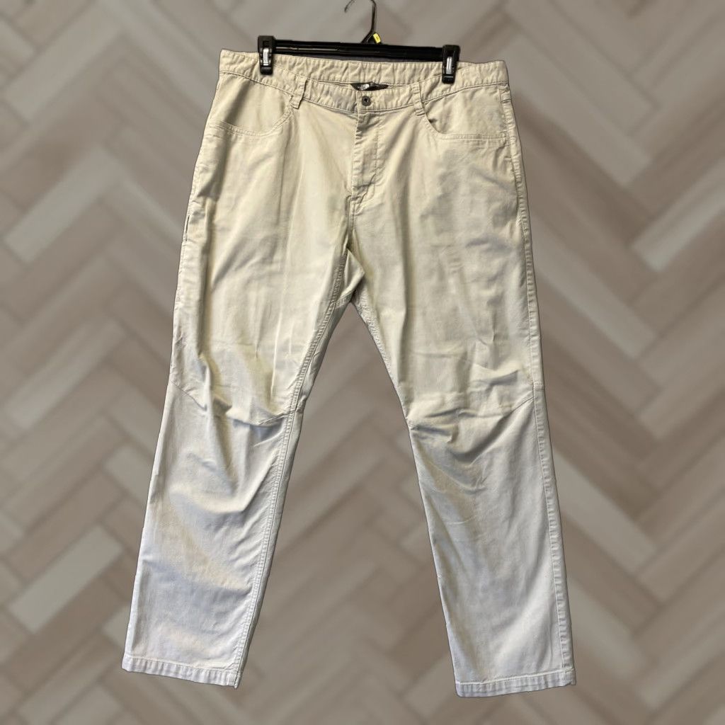 The North Face The North Face Pants Mens 40x34 Denim Carpenter Flat Front 5-Pocket Straight Regular Light Sage Green Size US 40 / EU 56 - 1 Thumbnail