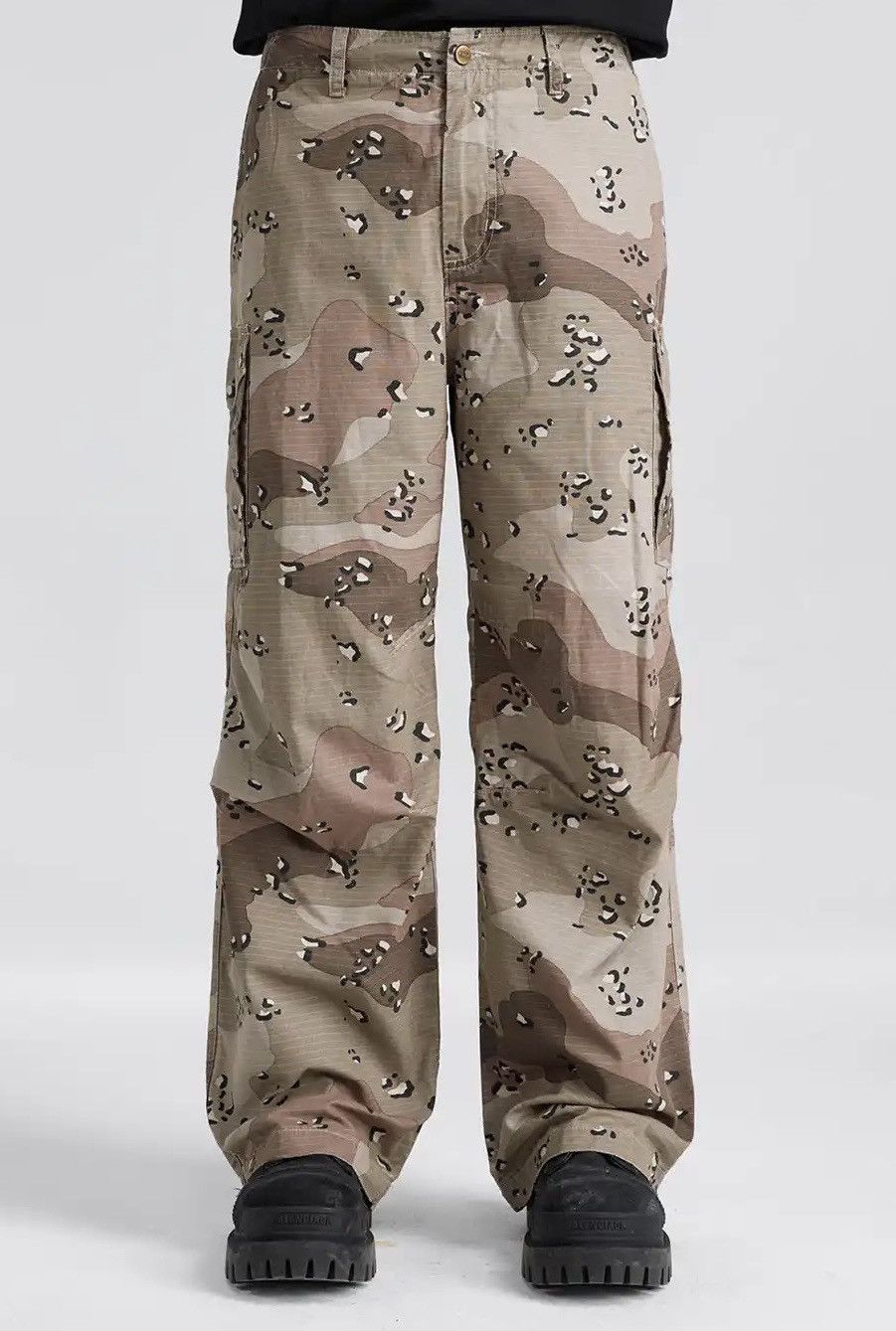 Streetwear Camouflage Broad Legged Pant