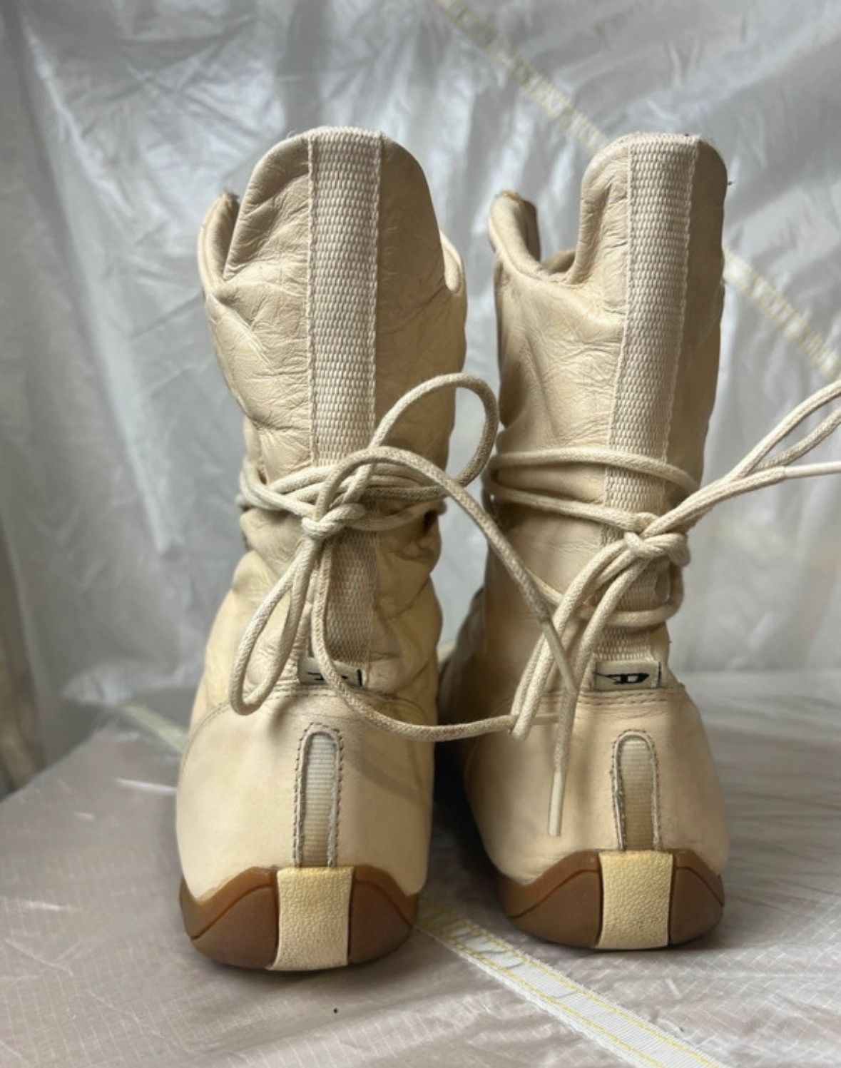 Diesel Vintage Diesel medium high leather trainers boxing moto Size US 7.5 / IT 37.5 - 3 Thumbnail