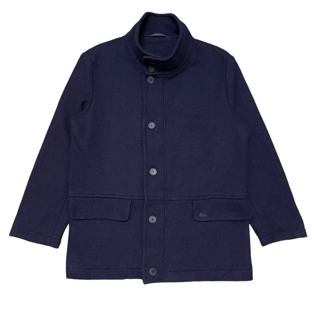 Lacoste Vintage Lacoste Wool Coat Jacket Size US M / EU 48-50 / 2 - 1 Thumbnail
