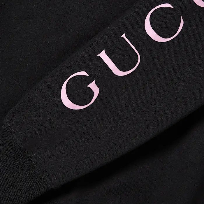 Gucci oc11z0226 Printed Cotton Sweatshirt in Black Size US S / EU 44-46 / 1 - 8 Thumbnail