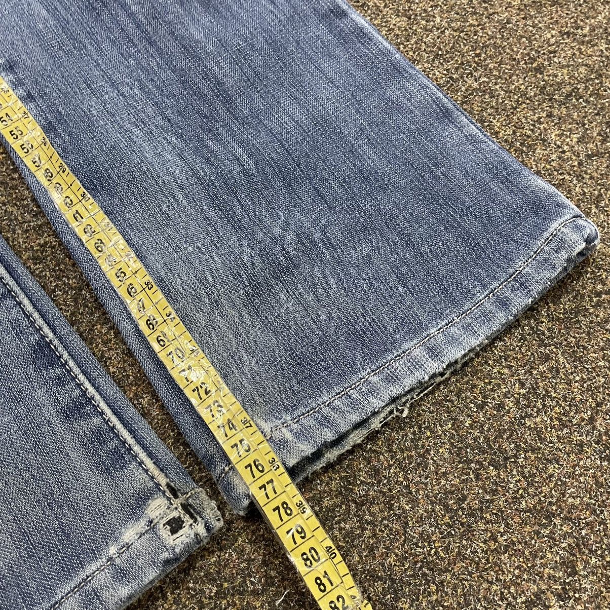 Vintage Vintage Y2K Baggy Wide Leg Bootcut Jeans Faded Skate Graphic Size 32" / US 10 / IT 46 - 7 Thumbnail