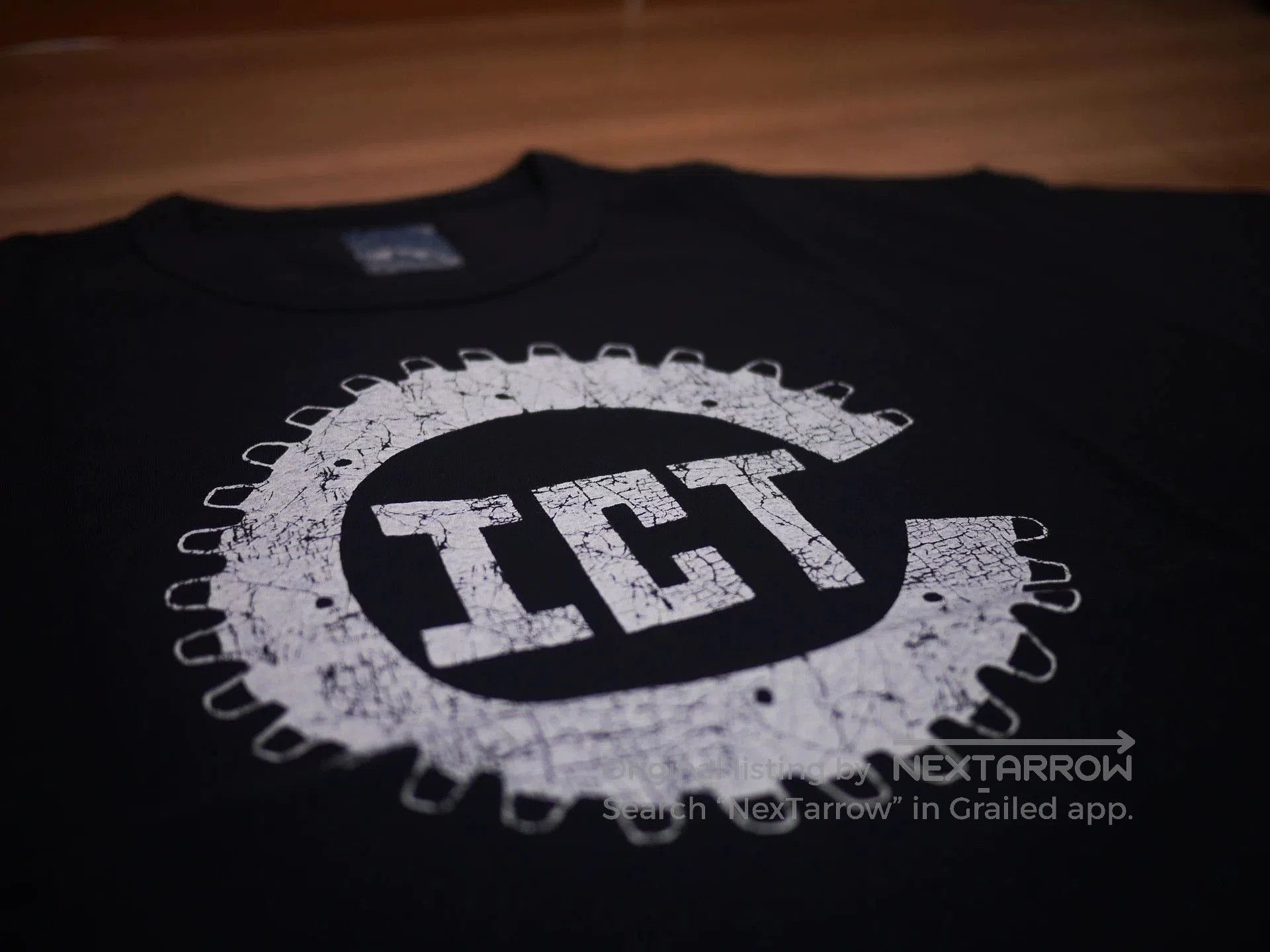 Visvim Black Short Sleeve T-Shirt with Gear and ICT Print. Size US M / EU 48-50 / 2 - 2 Thumbnail
