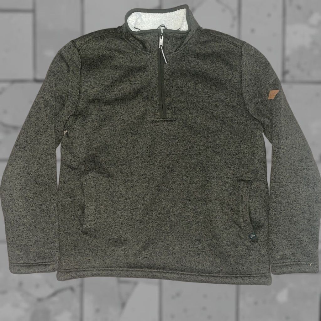 Orvis Orvis Green Half Zip Fleece Lined Pullover Mens L Sweater Zip Pullover Green Lined Fleece Mens L Orvis Size US L / EU 52-54 / 3 - 1 Thumbnail