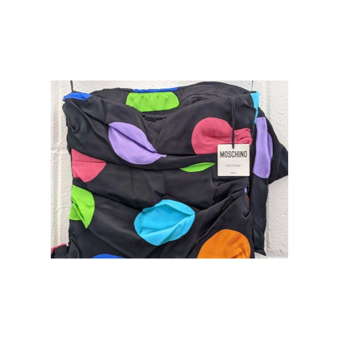 Moschino SS15 Moschino Couture Jeremy Scott Cocktail Dress Neon Size S / US 4 / IT 40 - 12 Thumbnail