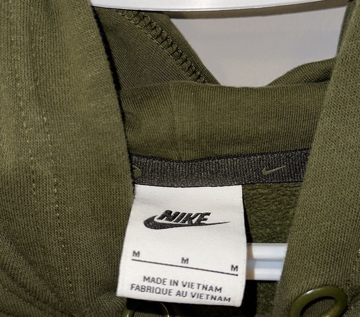 Nike Nike Swoosh Logo Hoodie - Olive Green Size US M / EU 48-50 / 2 - 3 Thumbnail