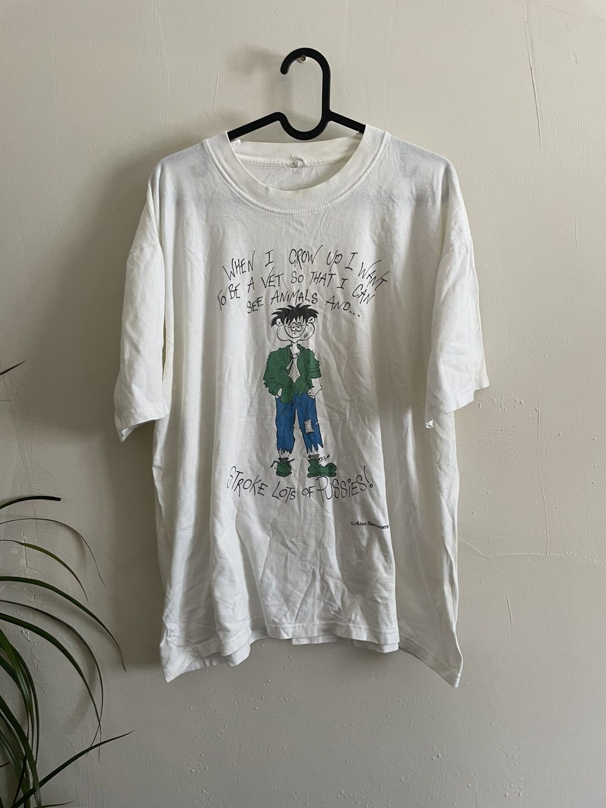 Vintage Vintage stroke lots Pussies homeless humor Tshirt Size US L / EU 52-54 / 3 - 1 Thumbnail