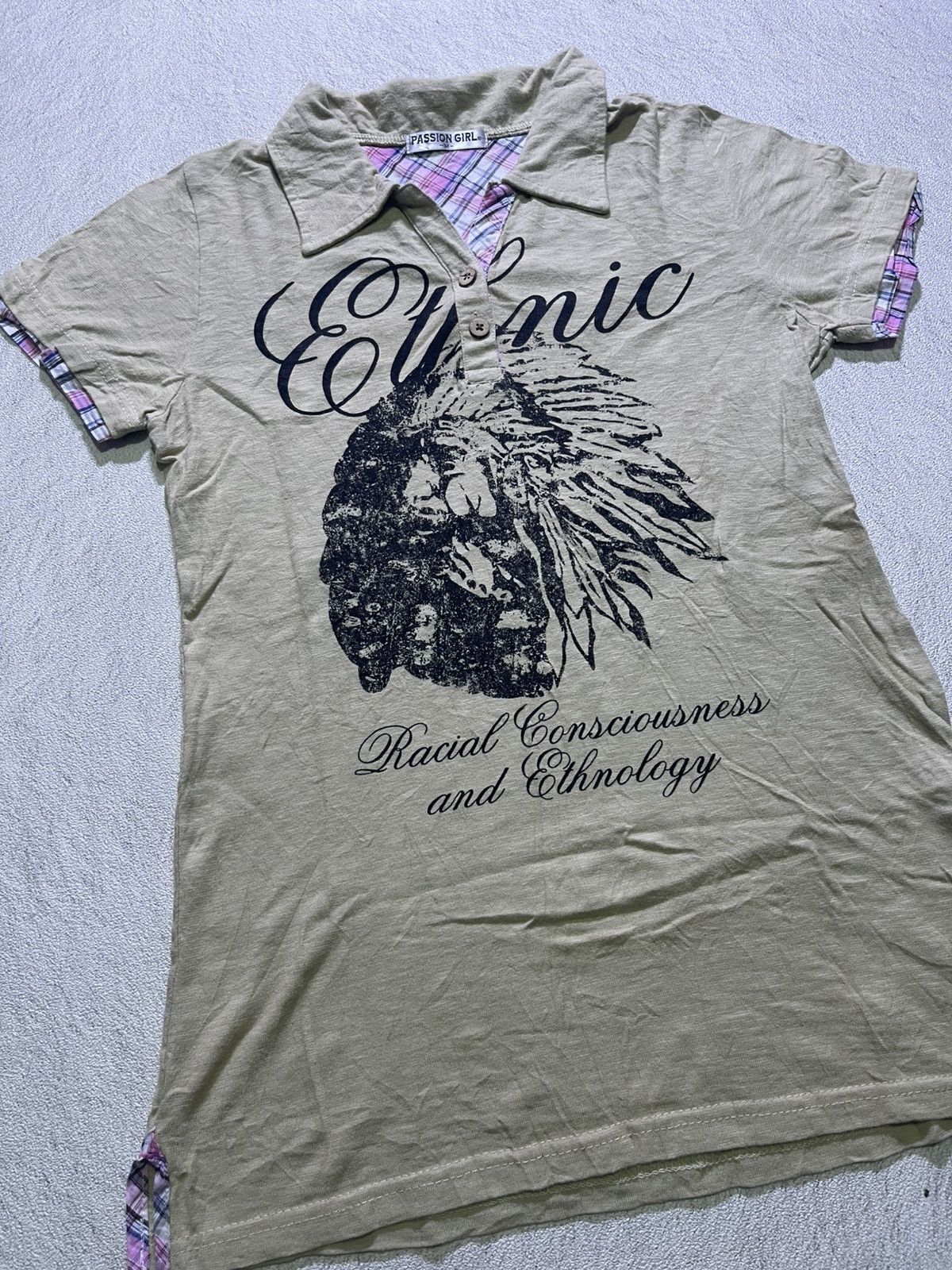 Hysteric Glamour VTG Y2K PASSION GIRL short sleeve tshirt women's Size S / US 4 / IT 40 - 2 Thumbnail