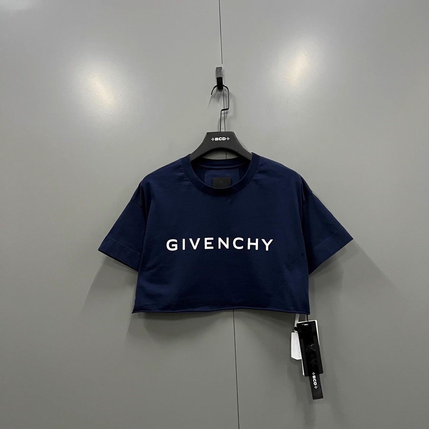 Givenchy Givenchy Navy Logo Print Short Sleeve M Size M / US 6-8 / IT 42-44 - 1 Thumbnail