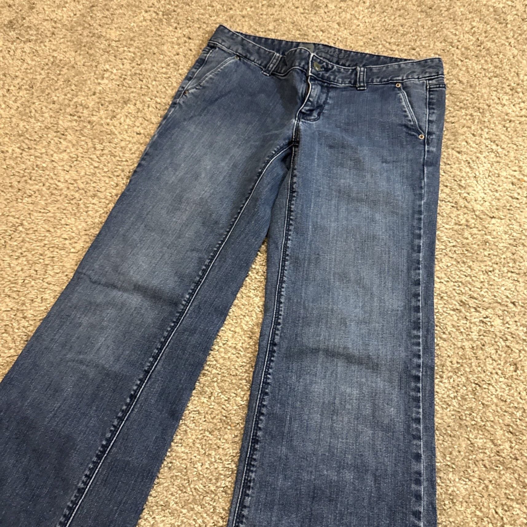 Mossimo Mossimo Denim Jeans Women Flare Boot Cut Low Rise 6 Blue Size 28" / US 6 / IT 42 - 4 Thumbnail