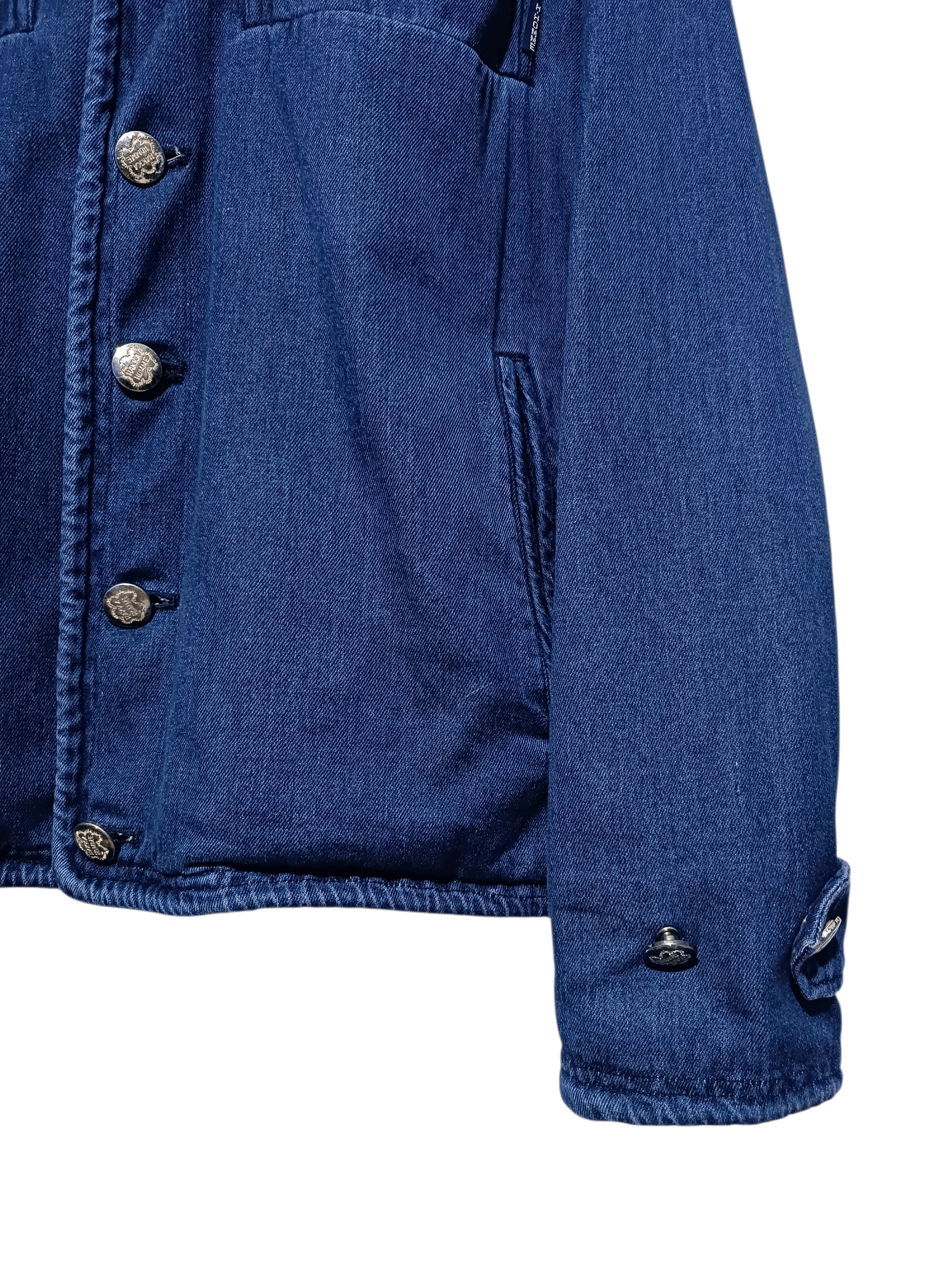 Vintage 80s Hakka Homme Indigo Cotton Denim Engineer Overjacket Size US L / EU 52-54 / 3 - 2 Thumbnail