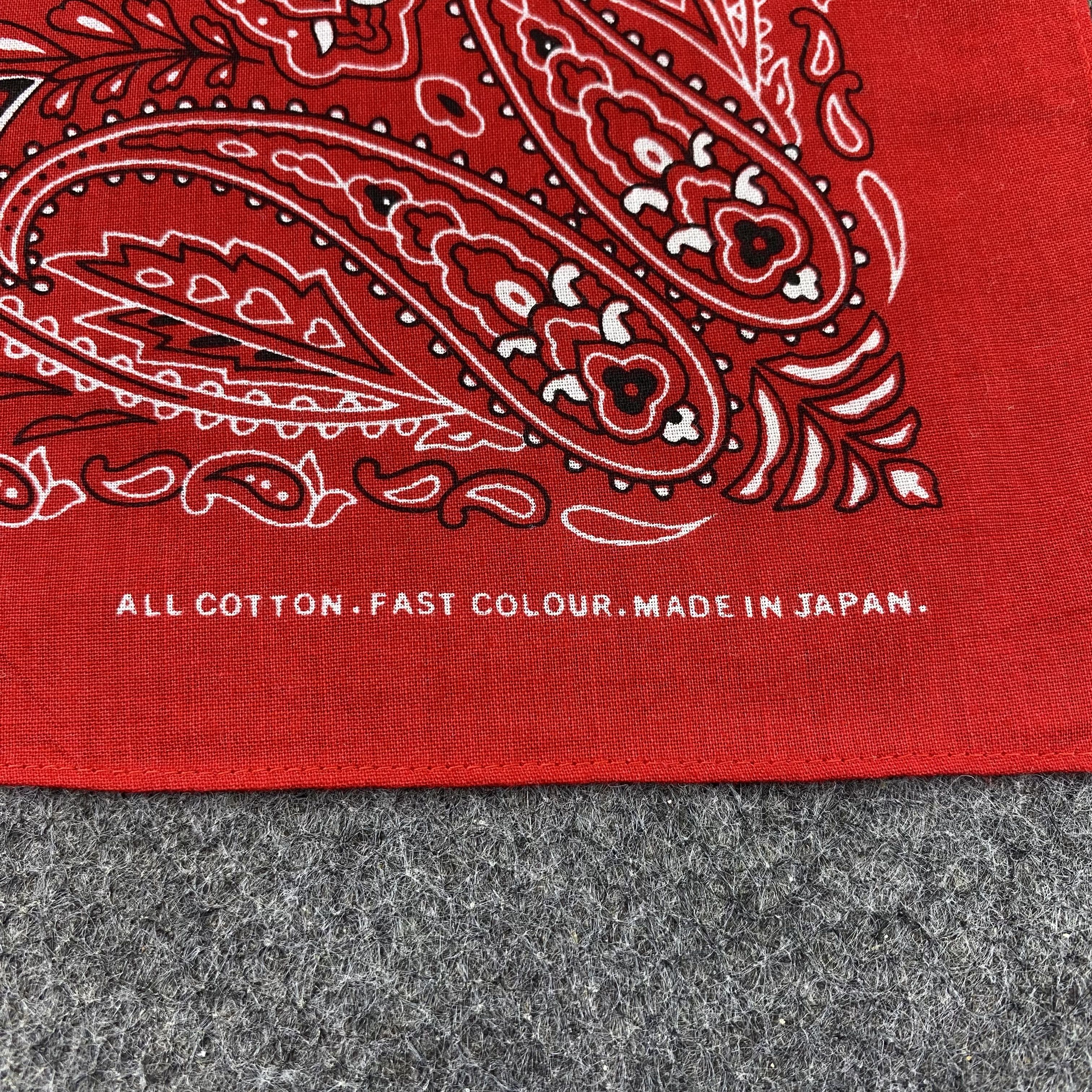Japanese Brand Paislee Handkerchief / Bandana / Neckerchief-B1427 Size ONE SIZE - 7 Thumbnail