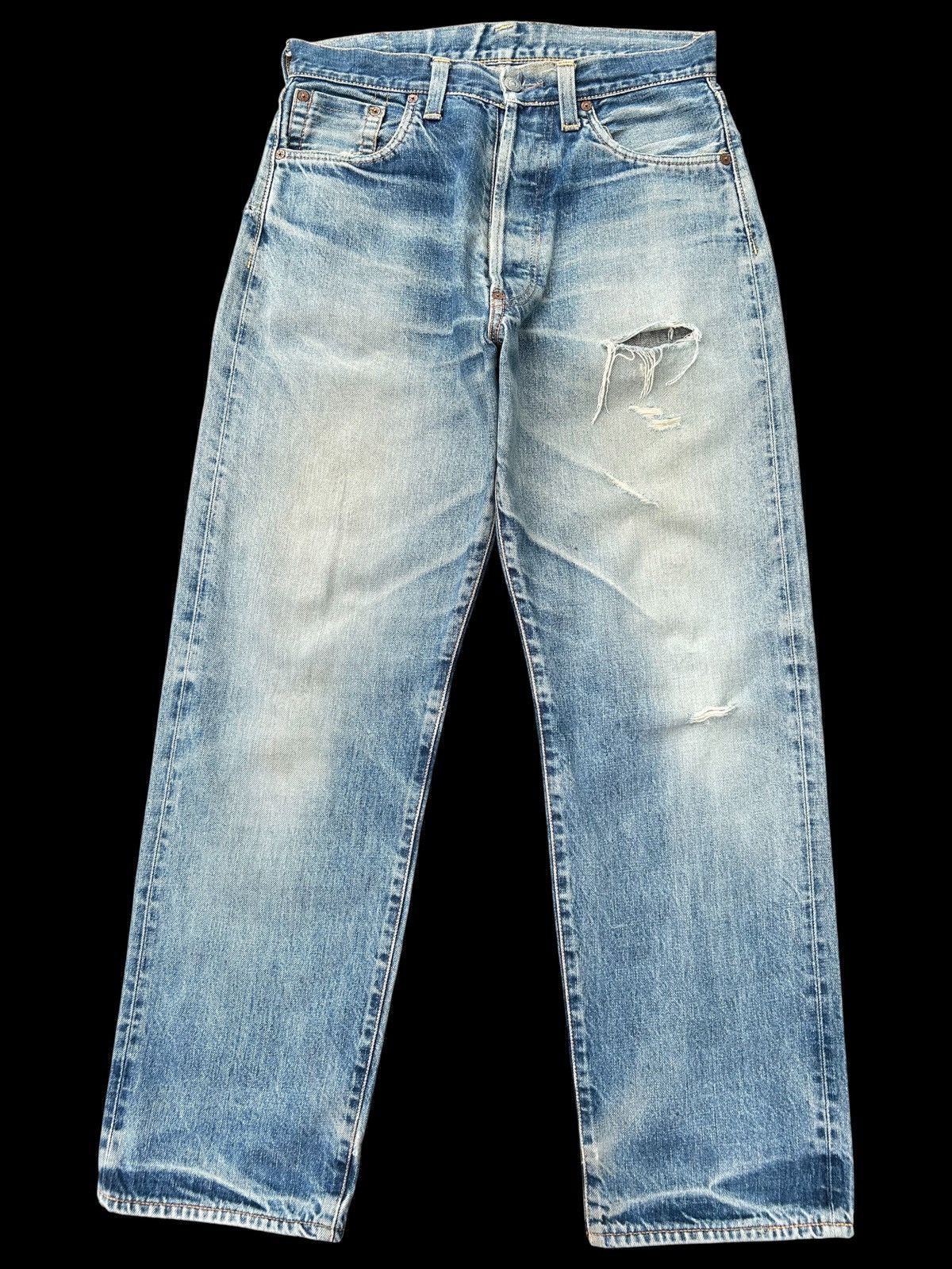 Kapital Vintage Evis Selvedge Distressed Denim Jeans Size US 32 / EU 48 - 1 Thumbnail