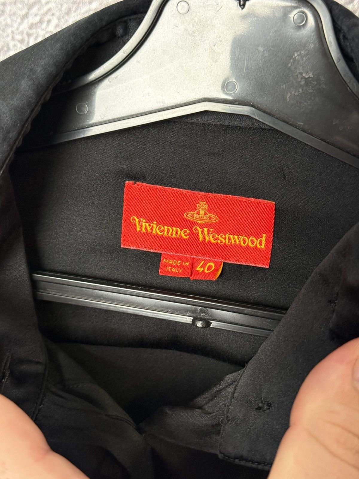 Vivienne Westwood Vivienne Westwood Button Long Sleeve Silk Shirt Black Blouse Size S / US 4 / IT 40 - 14 Thumbnail