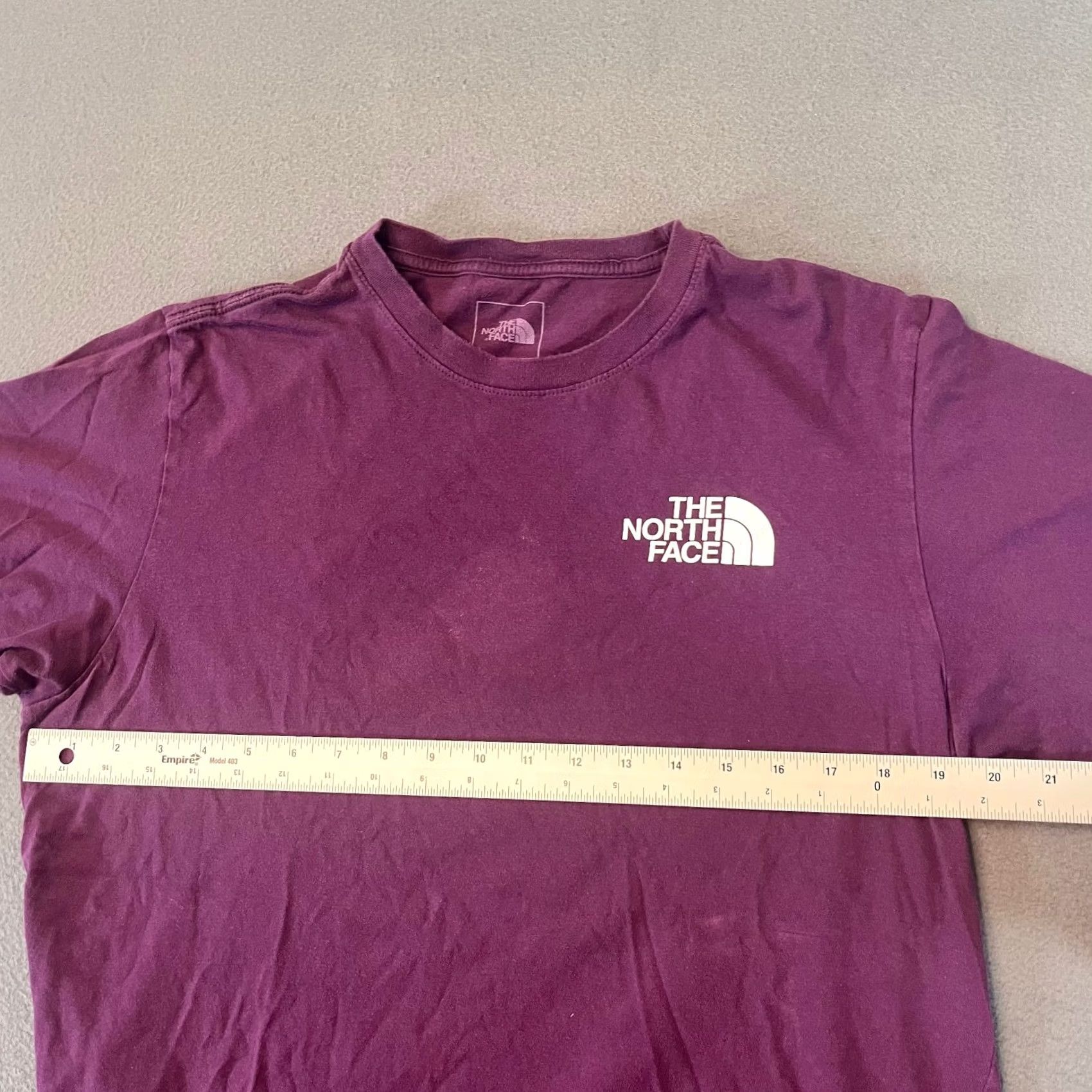 The North Face The North Face Mens Box NSE S/S Tee T-shirt Purple Men Medium Never Stop Exploring Logo Crew Neck Short Sleeve Cotton All Seasons Shirt Size US M / EU 48-50 / 2 - 6 Thumbnail