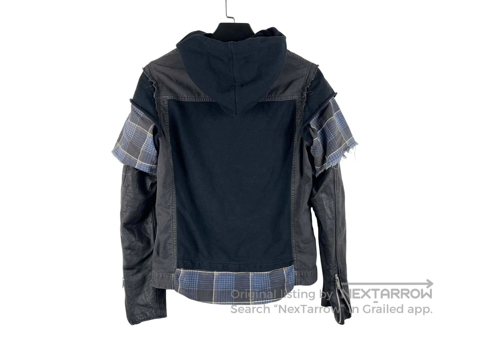 Undercover Undercover Leather Sleeve Denim Jacket Size US S / EU 44-46 / 1 - 2 Thumbnail