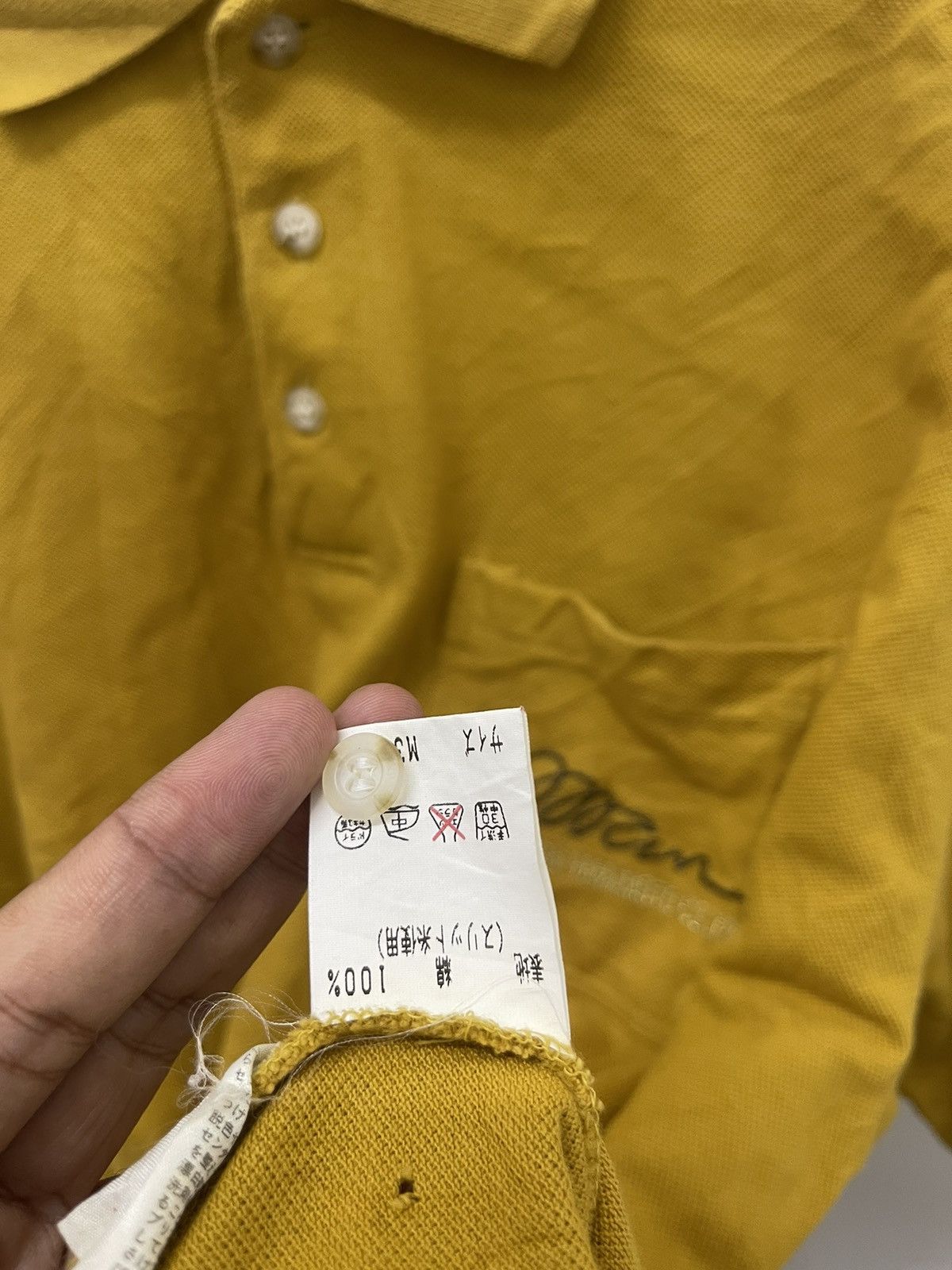 Kansai Yamamoto Rare Vintage KANSAI YAMAMOTO Kansai Man Embroidered Polo Size US L / EU 52-54 / 3 - 7 Thumbnail