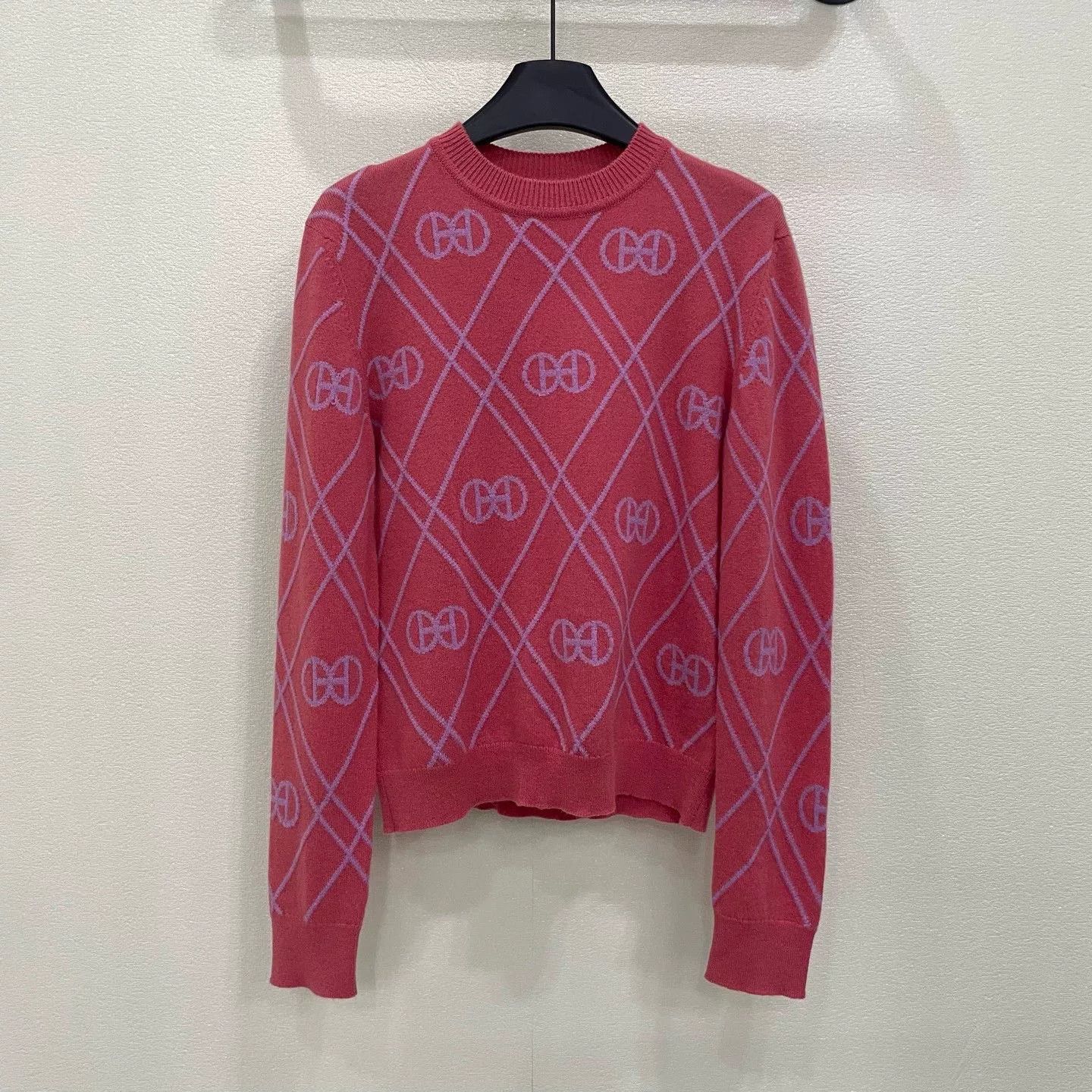Hermes hermes pig nose print round neck sweater Size US S / EU 44-46 / 1 - 1 Thumbnail