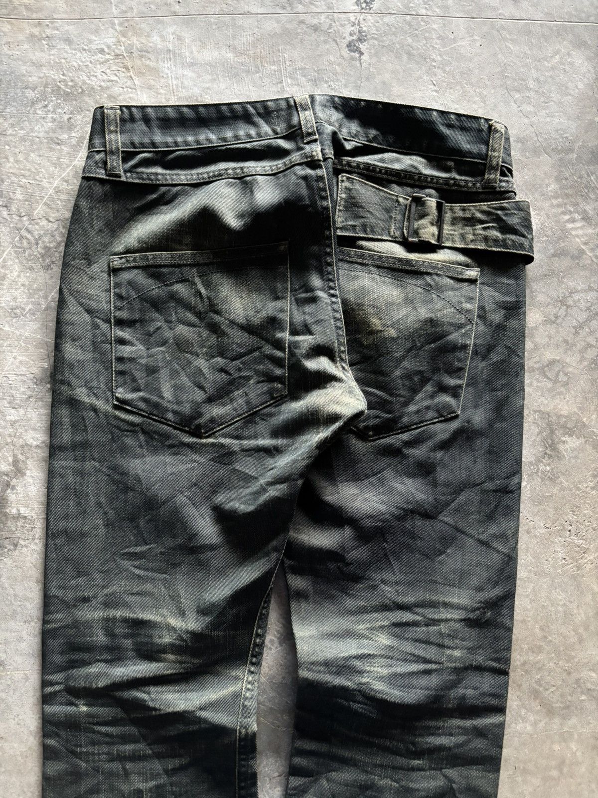 Hysteric Glamour SICK SUPERFINE WASHED WAXED ITALY JEANS HEIDI SLIMANE INSPO Size US 31 - 12 Thumbnail