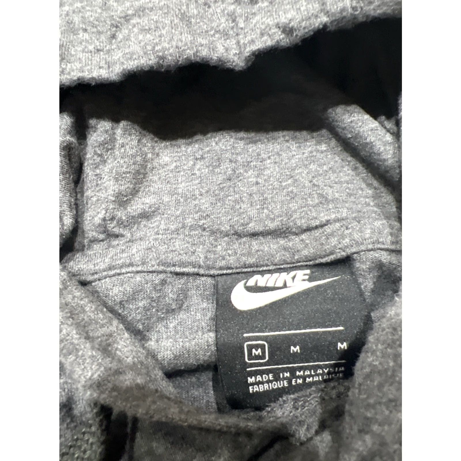 Nike Nike Sportswear Hoodie Men Pullover M Gray Embroidered Logo Lightweight Fleece All Seasons 90s Sports Theme Mens Size US M / EU 48-50 / 2 - 5 Thumbnail