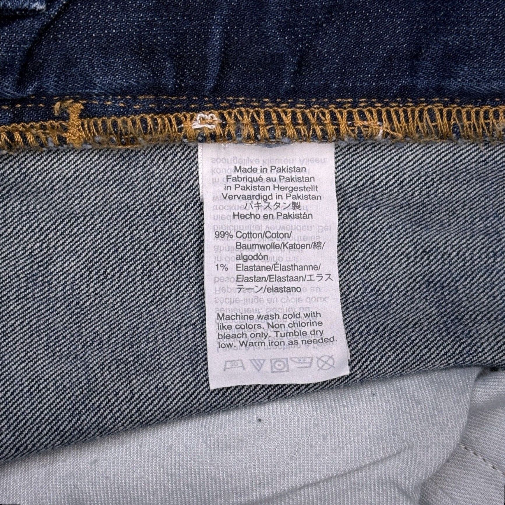 Vintage J Crew Mercantile Flex Jeans Mens 33x32 Slim Mid Rise Stretch Denim Blue 5-Pocket Zip Jeans Mens Slim Stretch Modern New Size US 33 - 7 Thumbnail