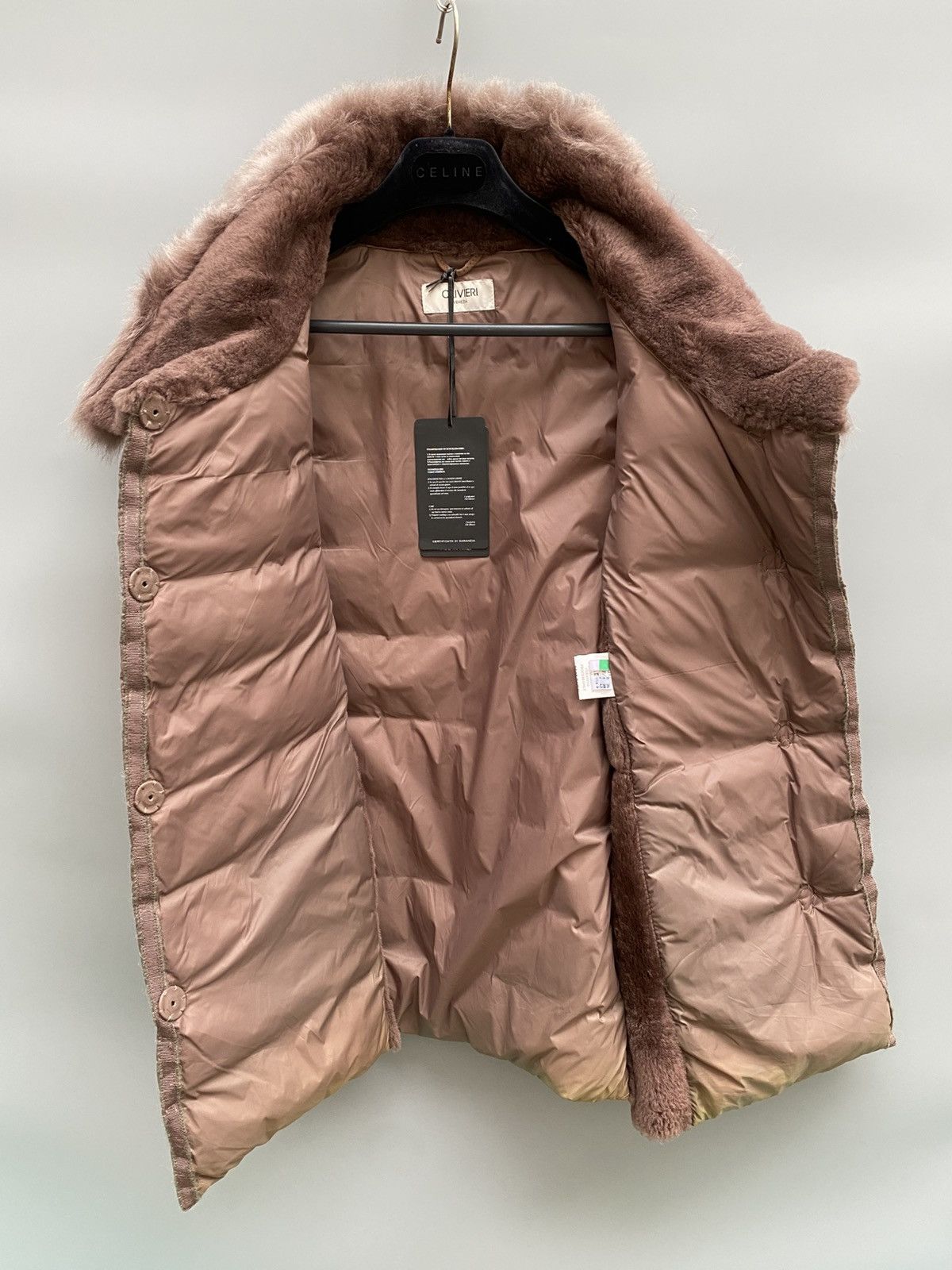 Designer Olivieri Venezia - Down Shearling Jacket Size M / US 6-8 / IT 42-44 - 12 Thumbnail