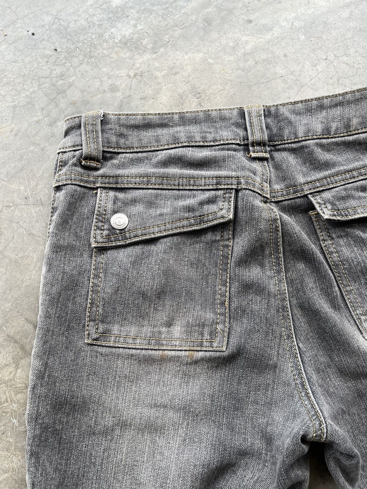 If Six Was Nine Flare jeans daily topics bushpant faded black low rise Size US 27 - 9 Thumbnail