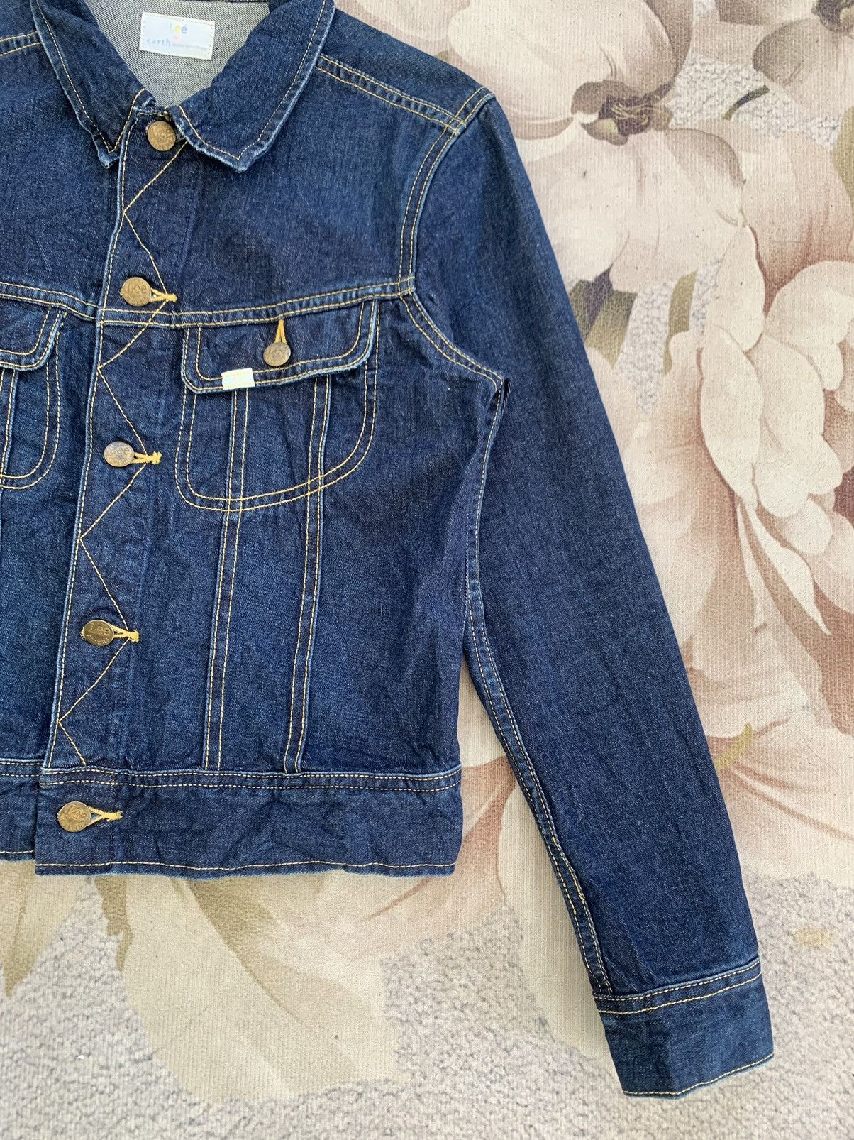 Lee Lee Earth Music & Ecology Denim Trucker Jacket Size S / US 4 / IT 40 - 4 Thumbnail