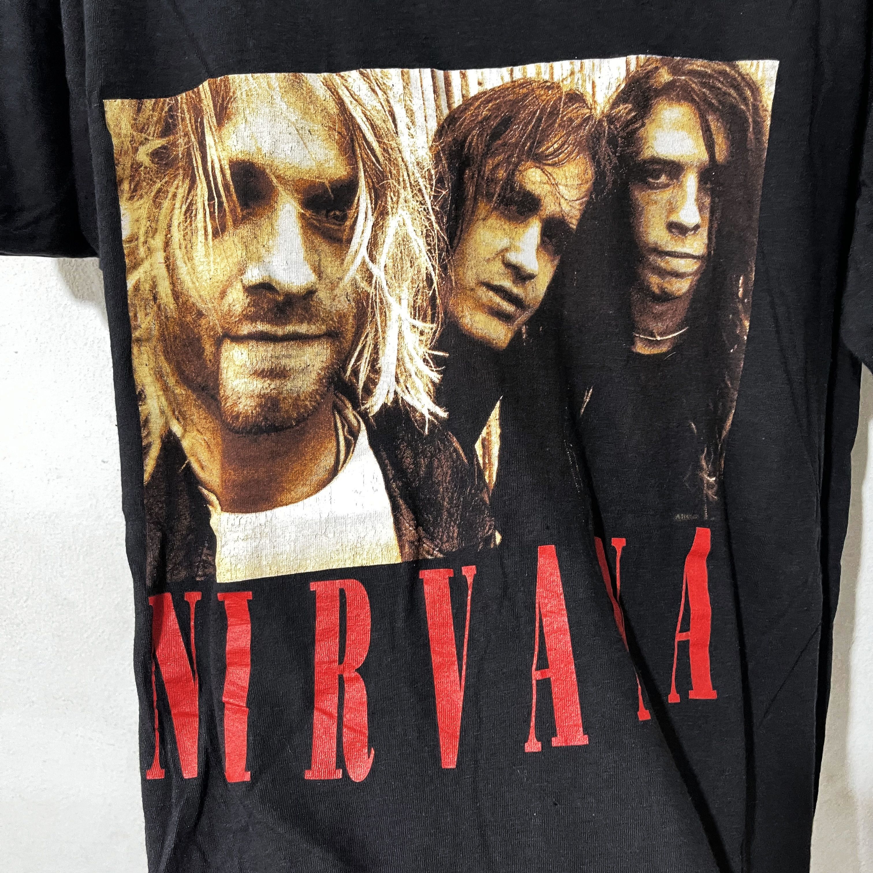 Nirvana × Vintage Vintage 90s Nirvana Shirt Size US XS / EU 42 / 0 - 2 Thumbnail